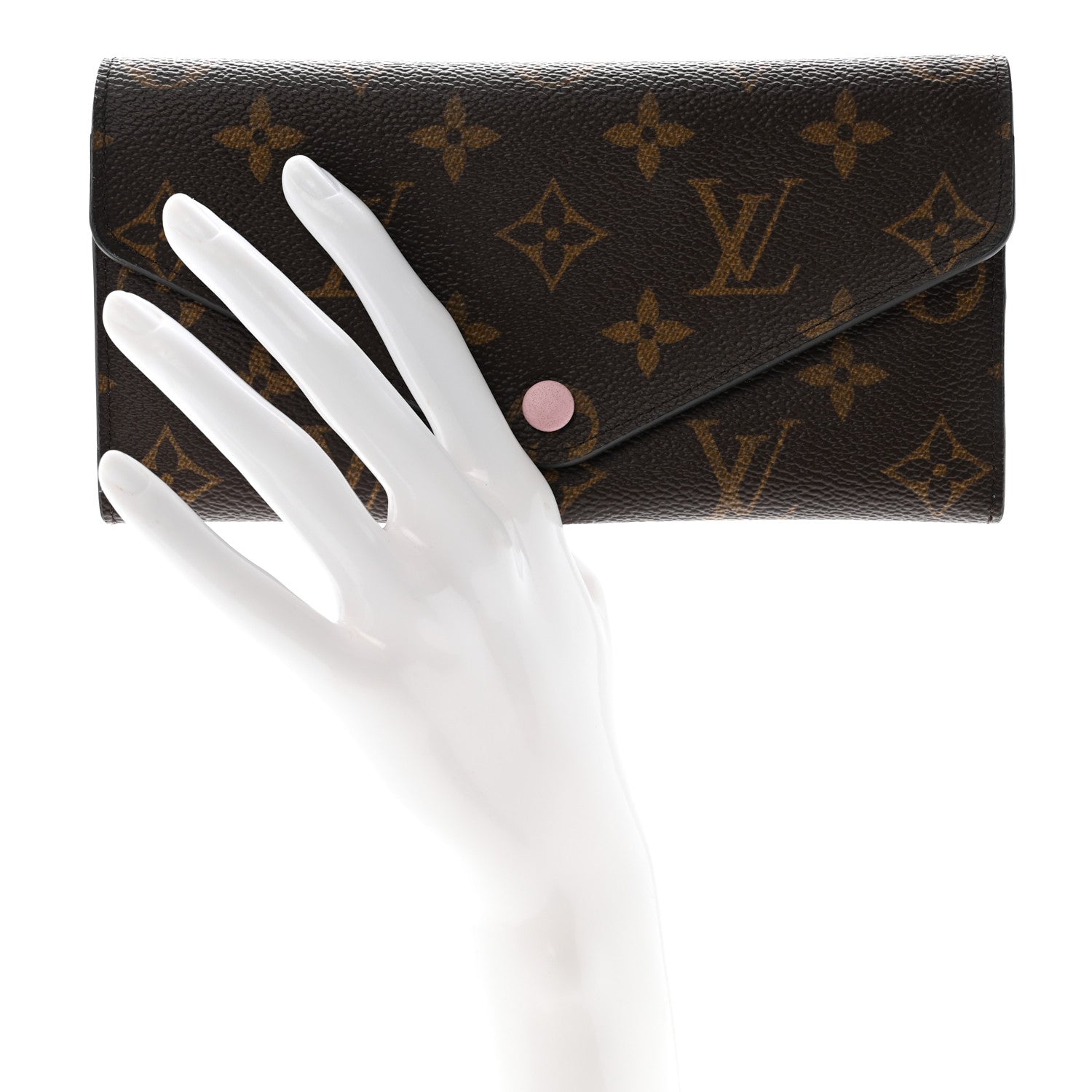 Monogram Josephine Wallet Rose Ballerine
