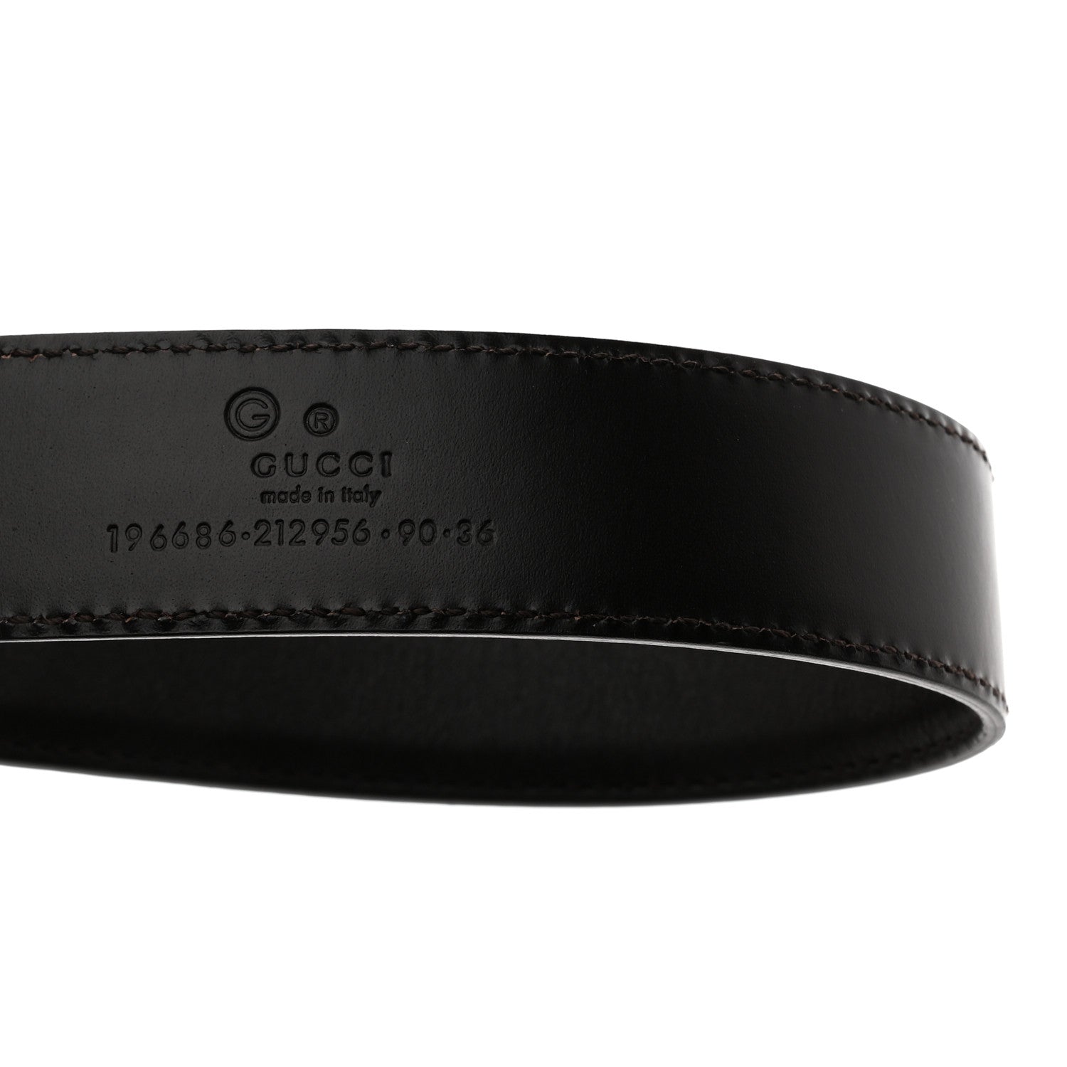 Calfskin Square Buckle Horsebit Belt 90 36 Brown Multicolor
