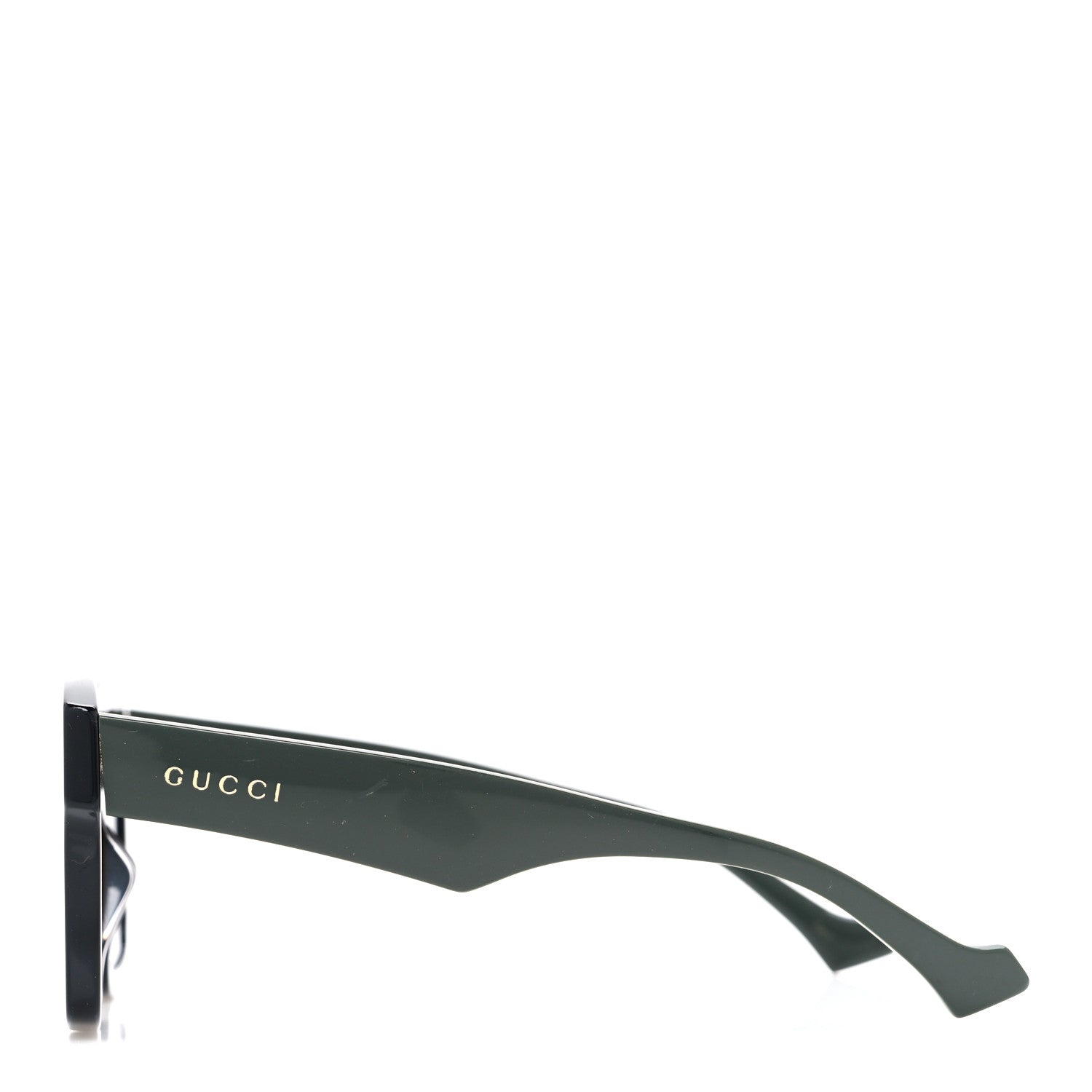 Acetate Rectangle Sunglasses GG0962S Black Khaki