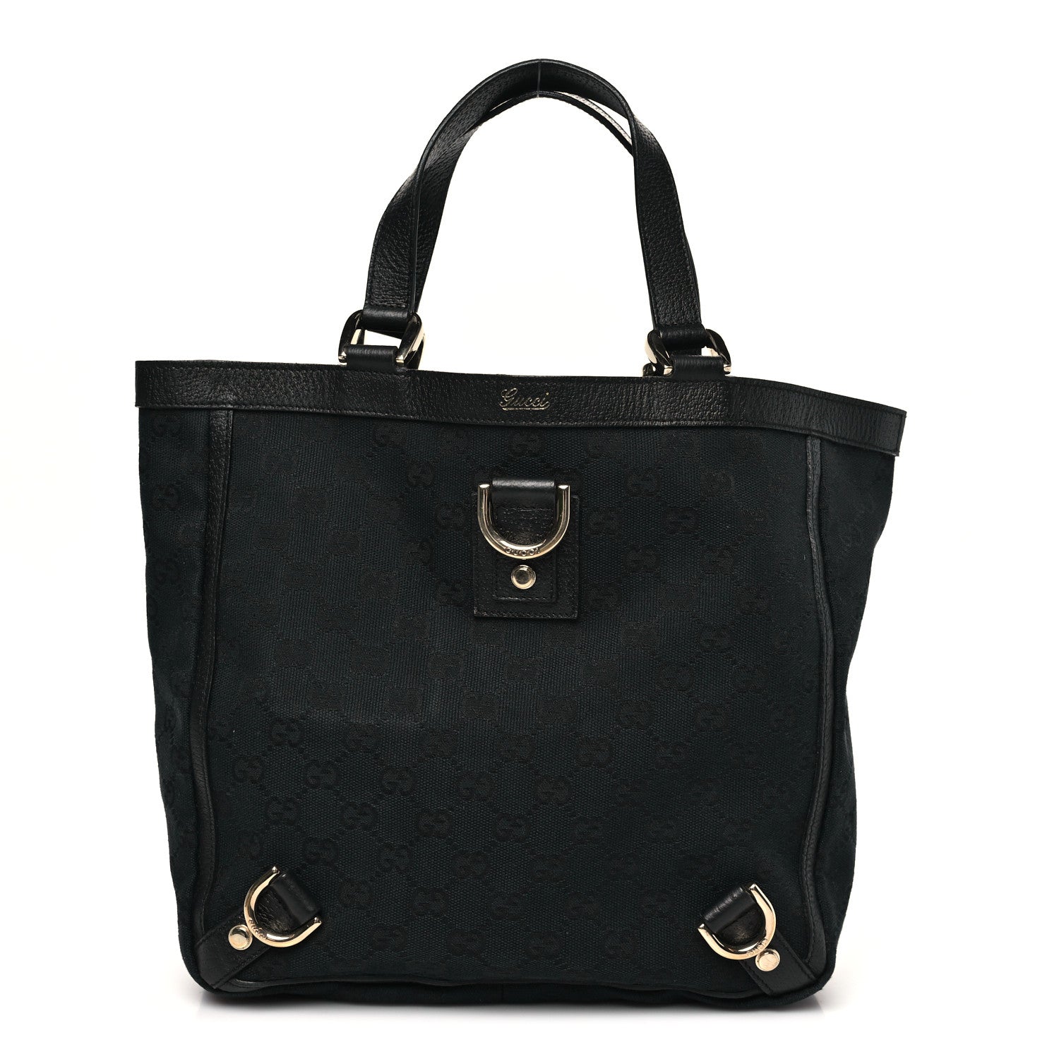 Monogram Small Abbey Tote Black