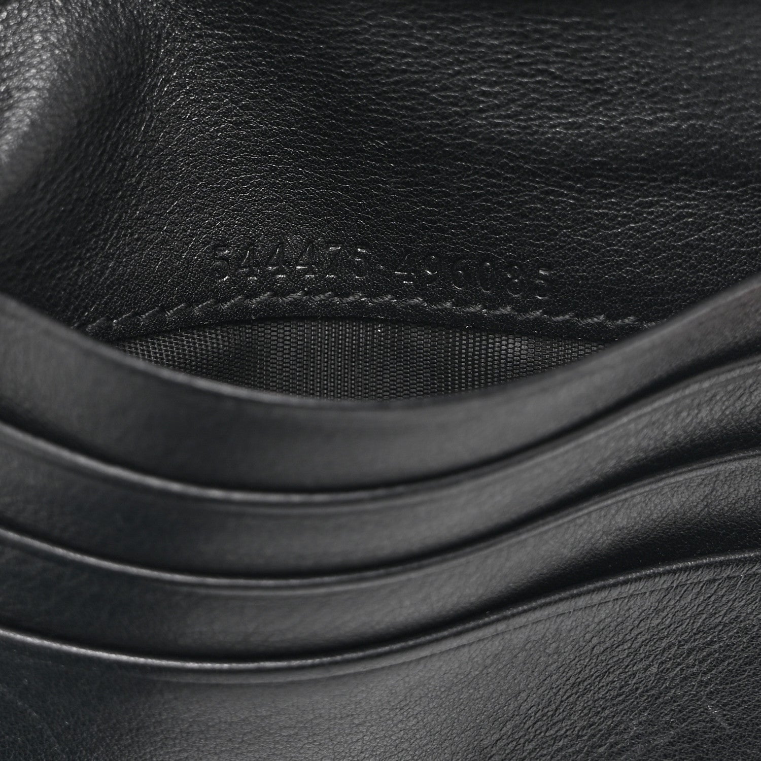 Microguccissima Snap Bi-Fold Wallet Black