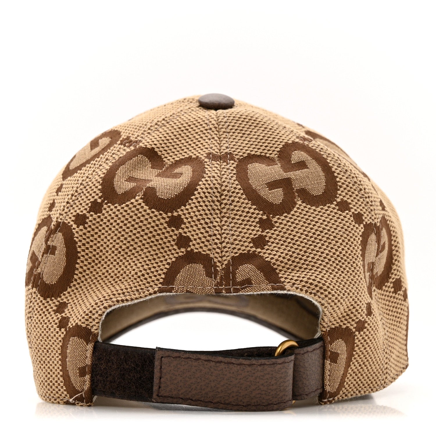 Monogram Jumbo GG Baseball Hat XS Camel Ebony
