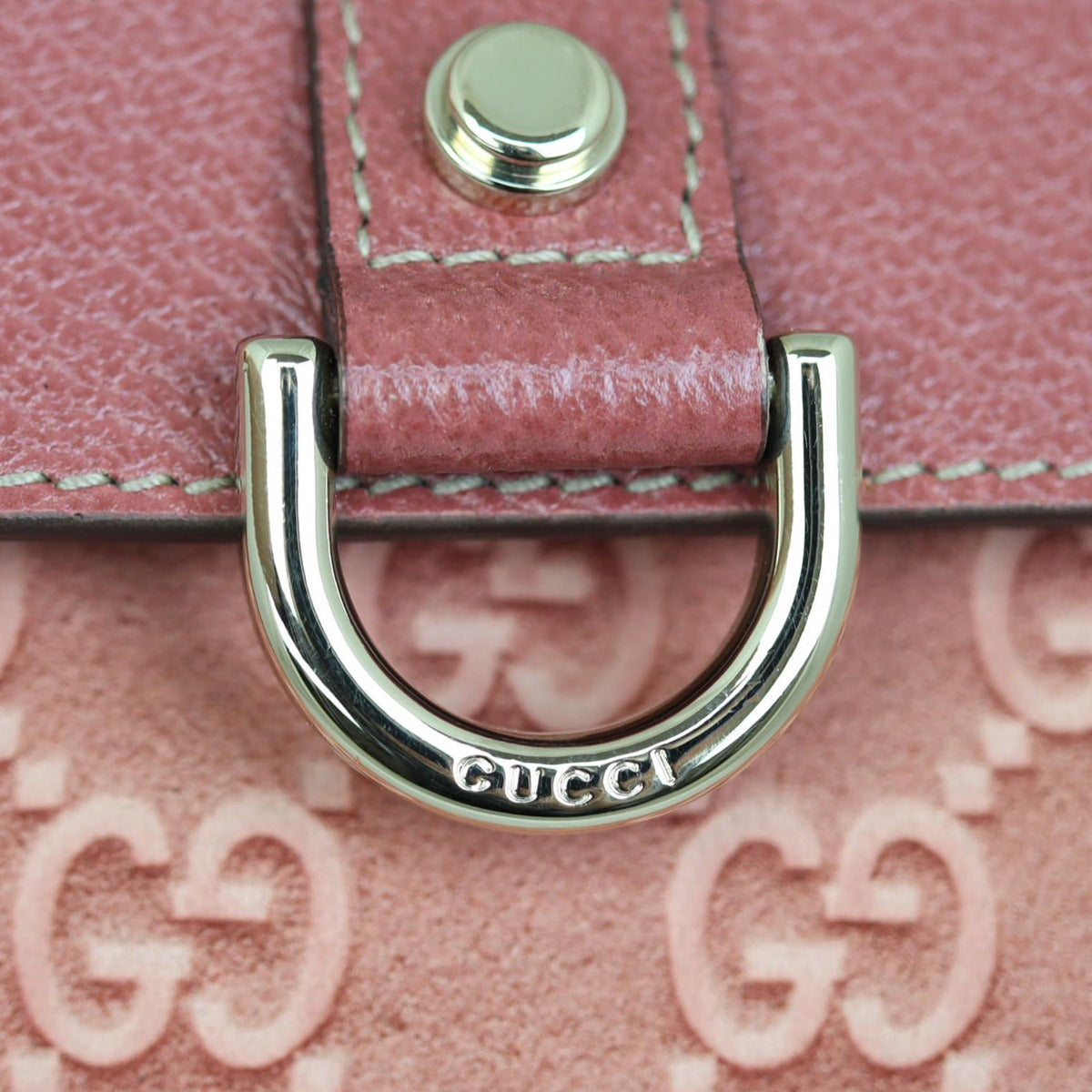 Gucci Guccissima Twin Pocket Boston Bag