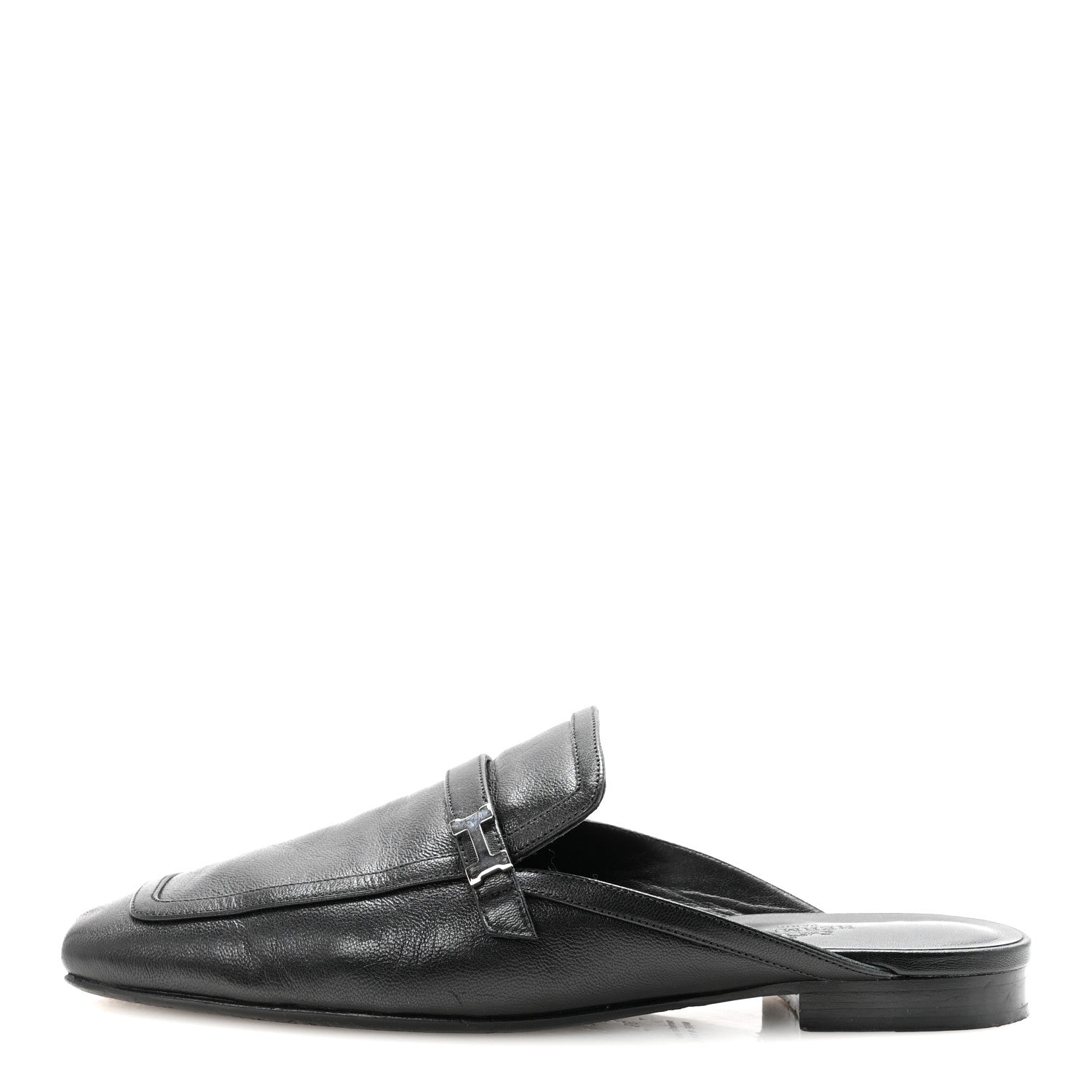 Goatskin Groupie Mules 39 Black