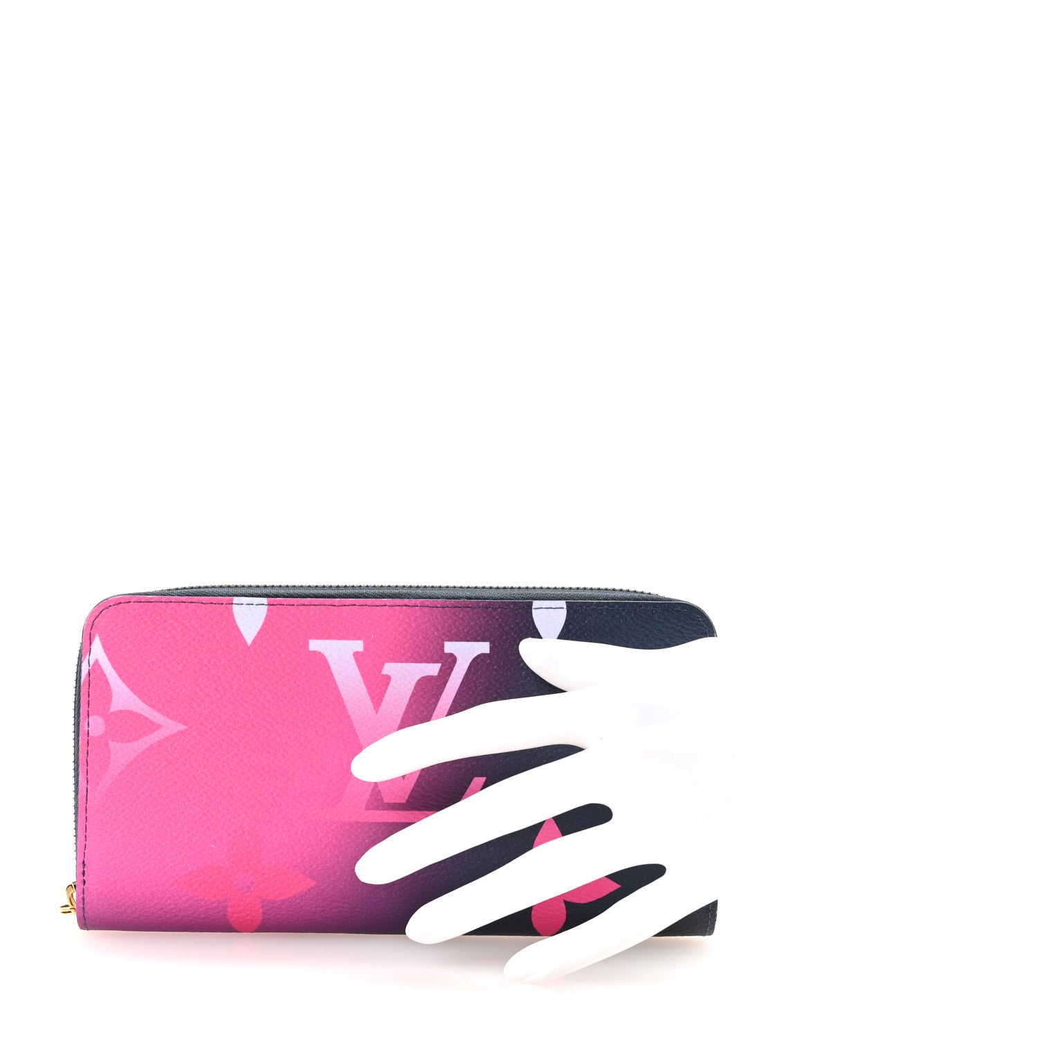 Monogram Giant Spring In The City Zippy Wallet Midnight Fuchsia