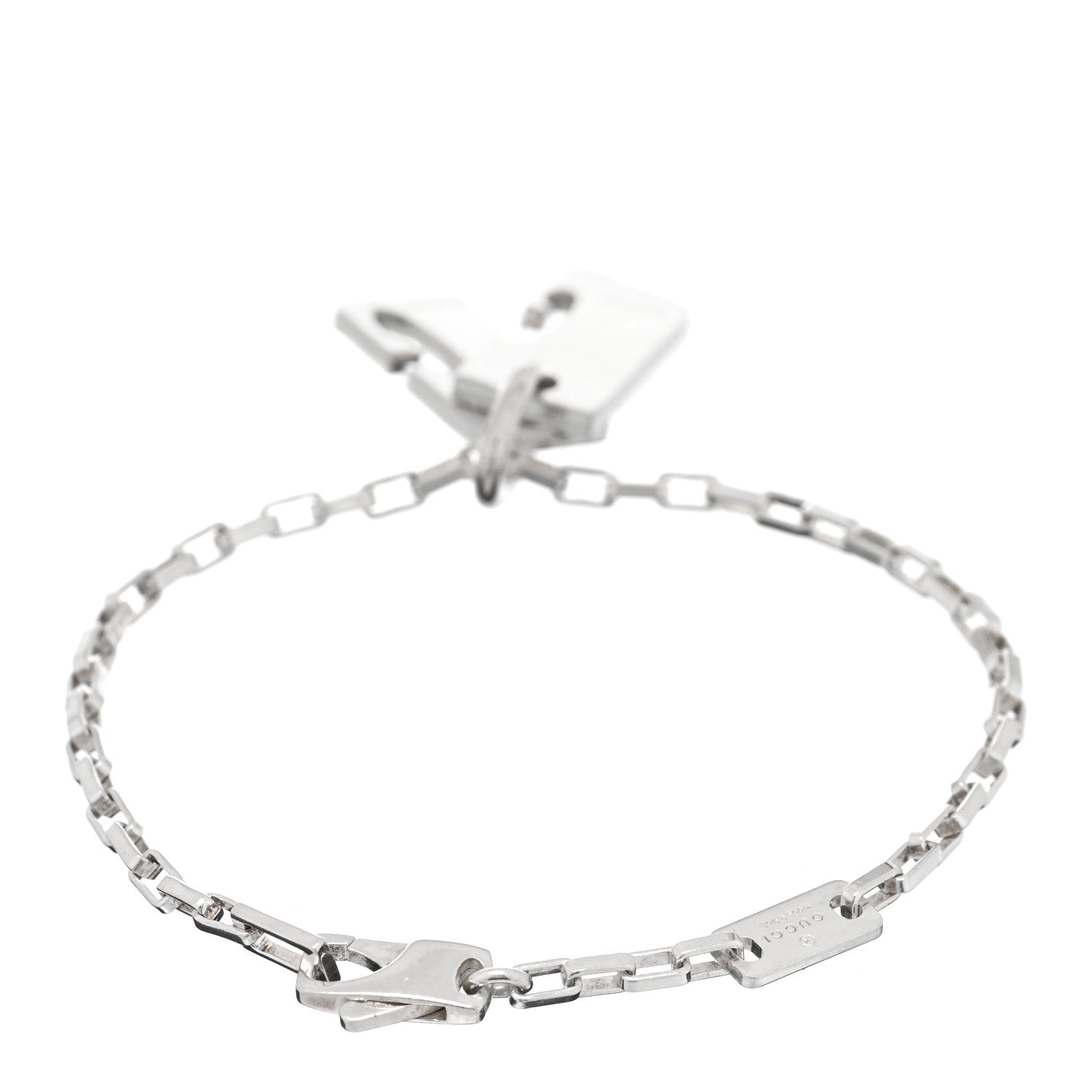 Sterling Silver Double G Charm Bracelet