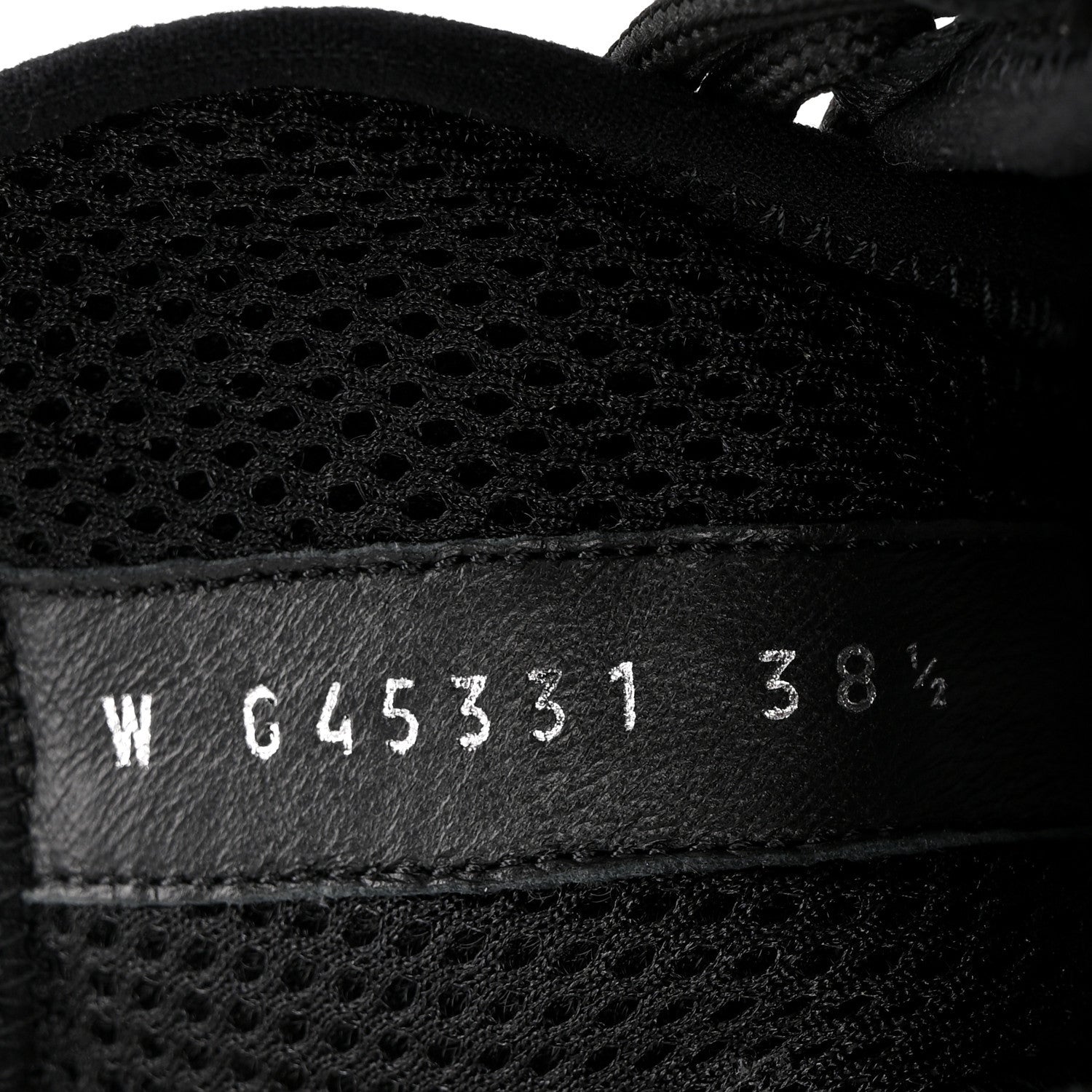 Suede Calfskin Nylon Grosgrain CC Sneakers 38.5 Black