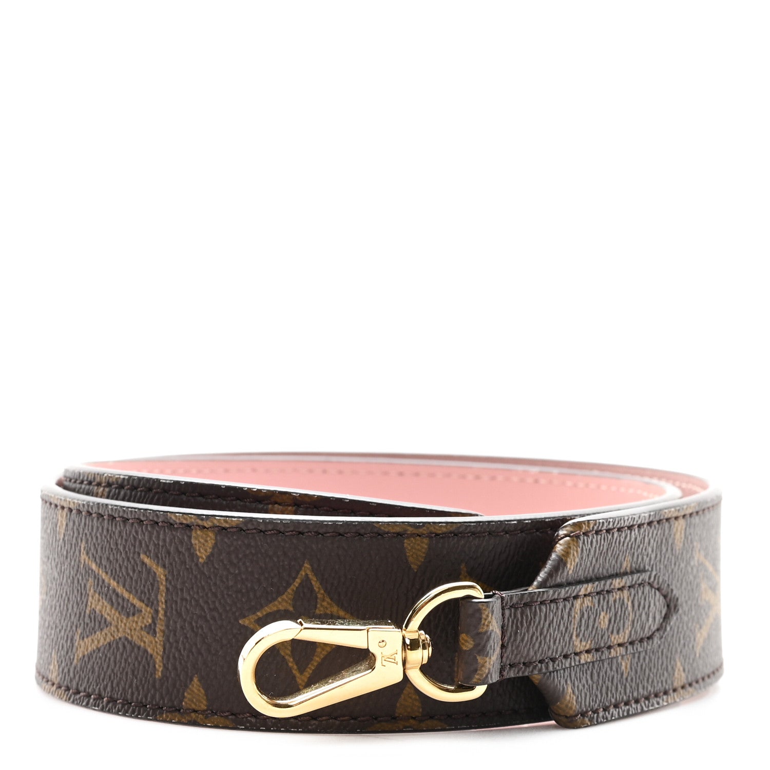 Monogram Bandouliere Shoulder Strap Rose Poudre