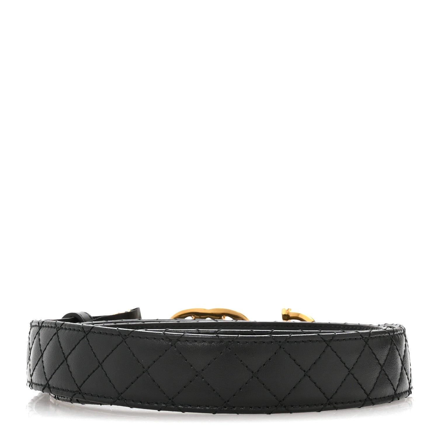 Calfskin Trapuntata Zumi Belt 100 40 Black