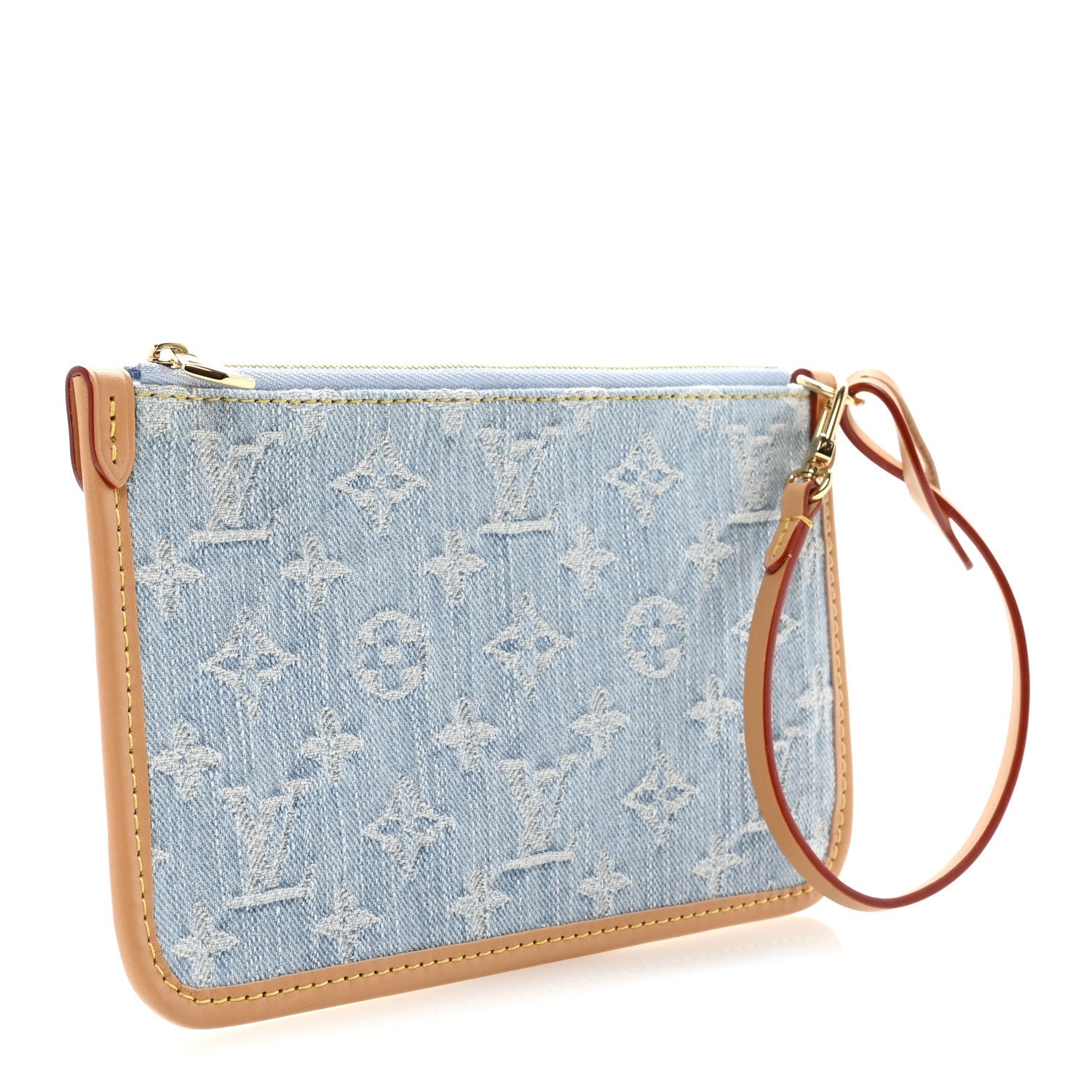 Monogram Denim CarryAll PM Pochette Sky Blue