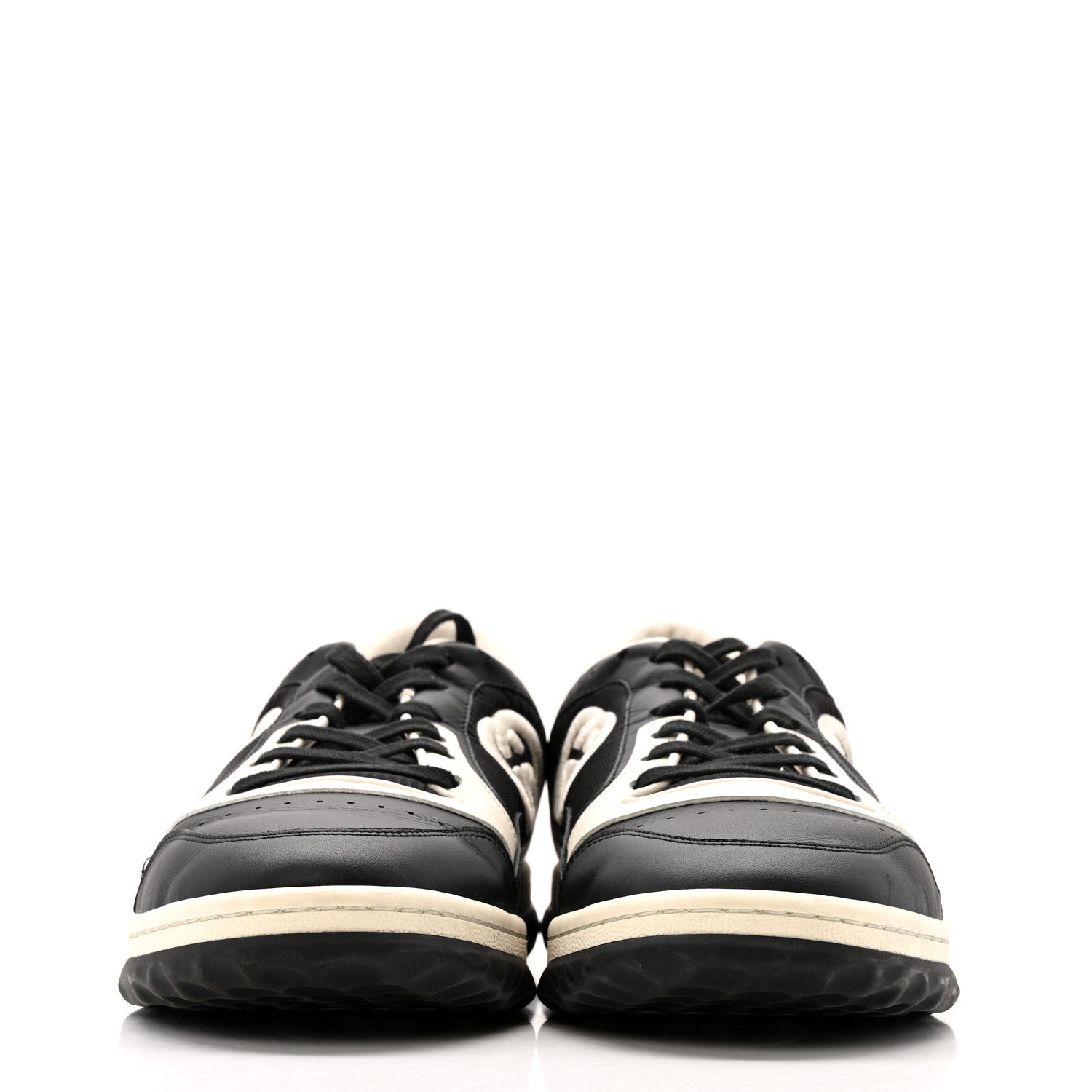 Dali Soft Calfskin Mens Mac80 Sneakers 10.5 Black White