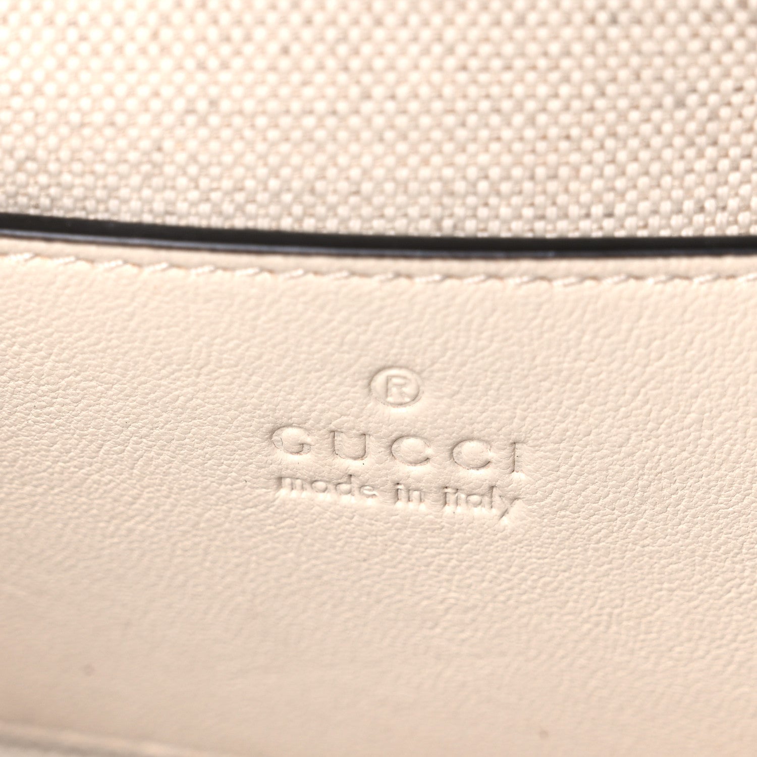 Sakai Be Green Calfskin Diagonal Stitched Blondie Top Handle Bag Mystic White