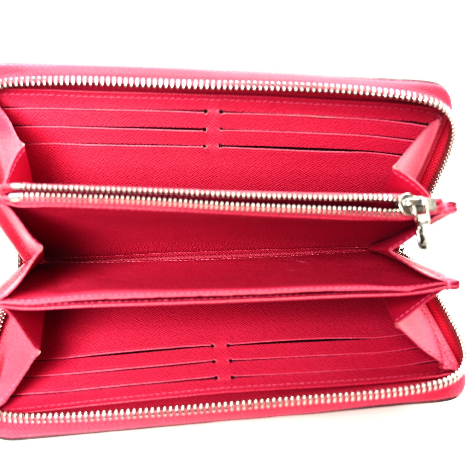 Epi Zippy Compact Wallet Fuchsia