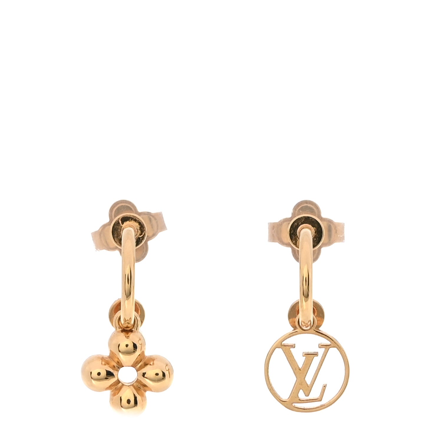 Brass Blooming Earrings Gold