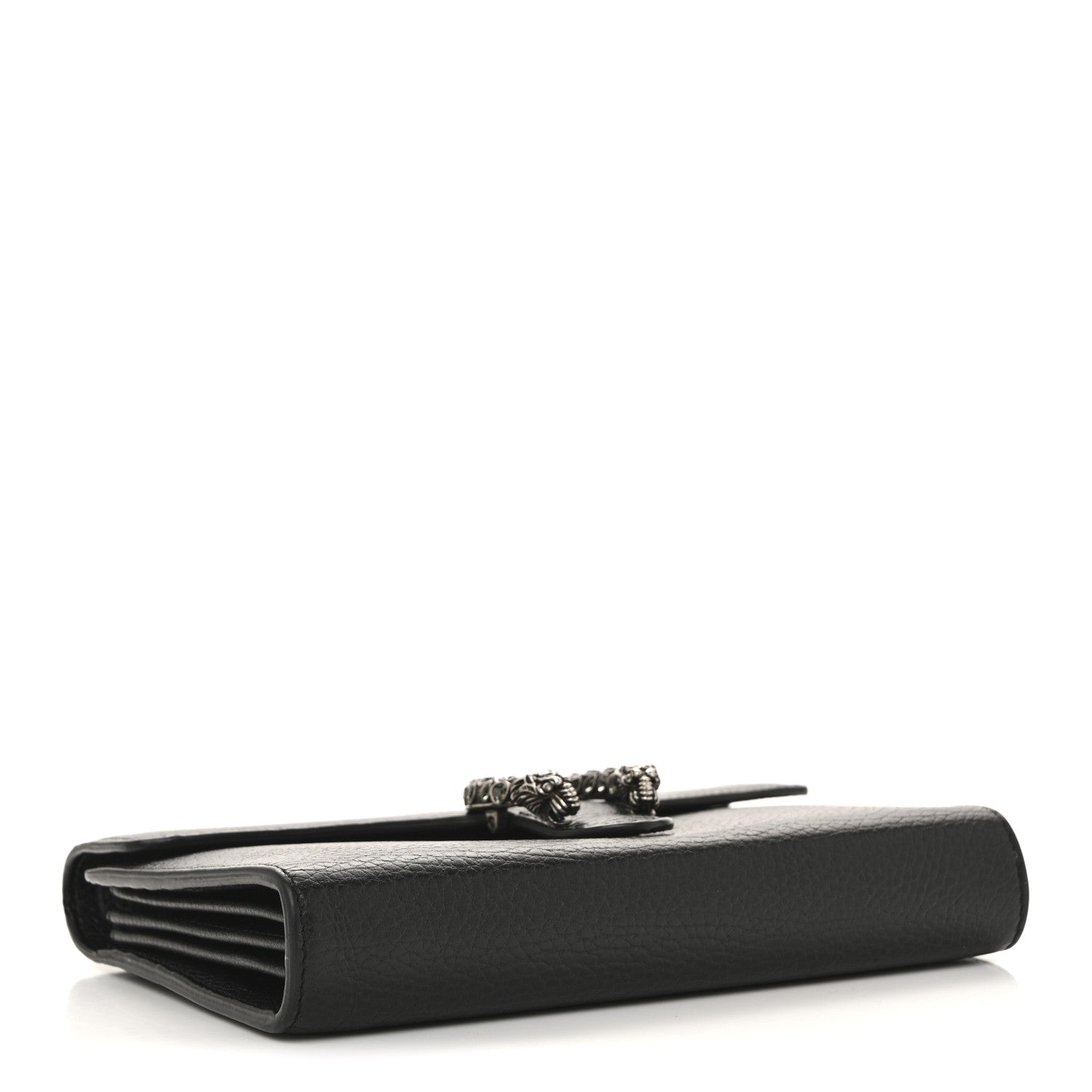 Calfskin Mini Dionysus Chain Wallet Black