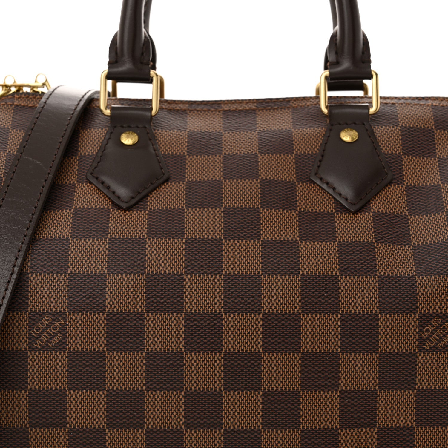 Damier Ebene Speedy Bandouliere 25