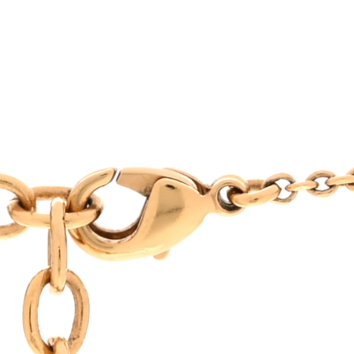 LV And Me Letter D Necklace Gold