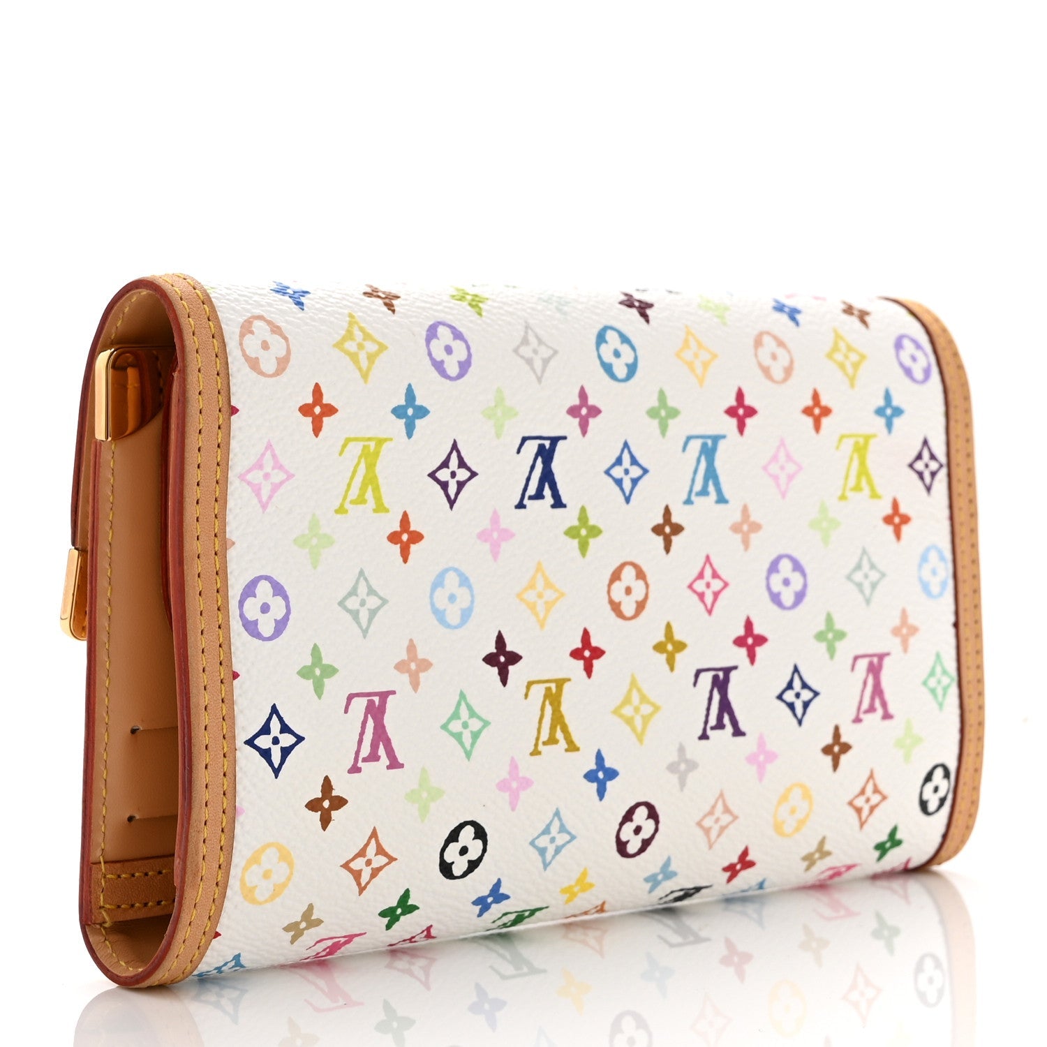 Monogram Multicolor Porte Tresor International Wallet White