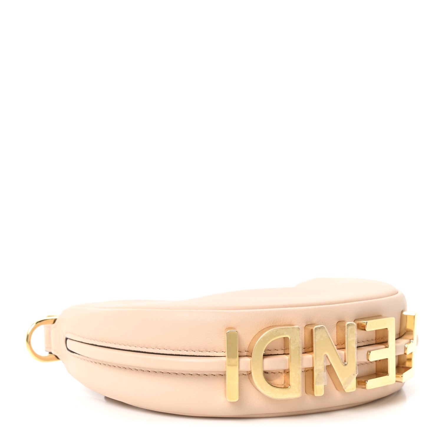 Vitello Grace Matte Nano Fendigraphy Hobo Charm Light Rose
