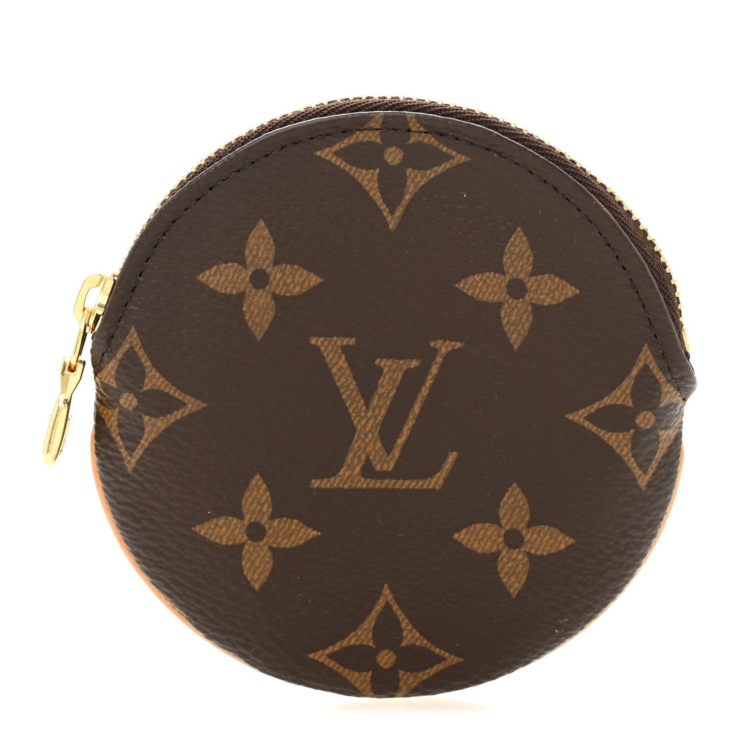 Monogram Round Coin Purse