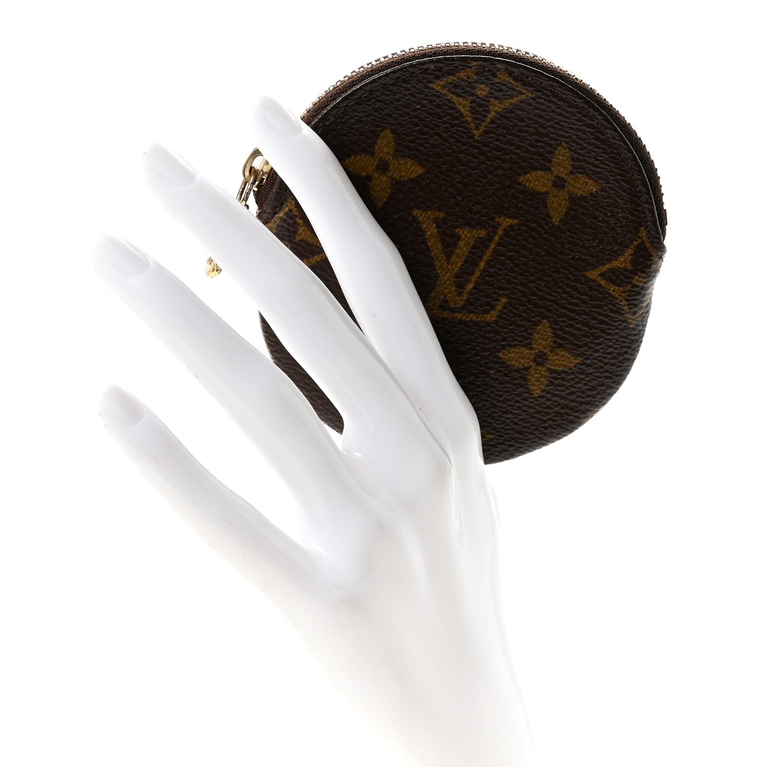 Monogram Round Coin Purse