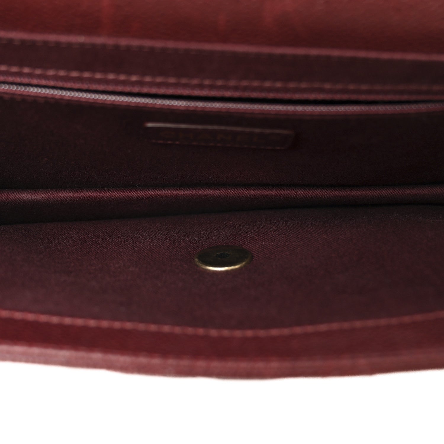 Caviar Quilted Large Retro Class Flap Burgundy