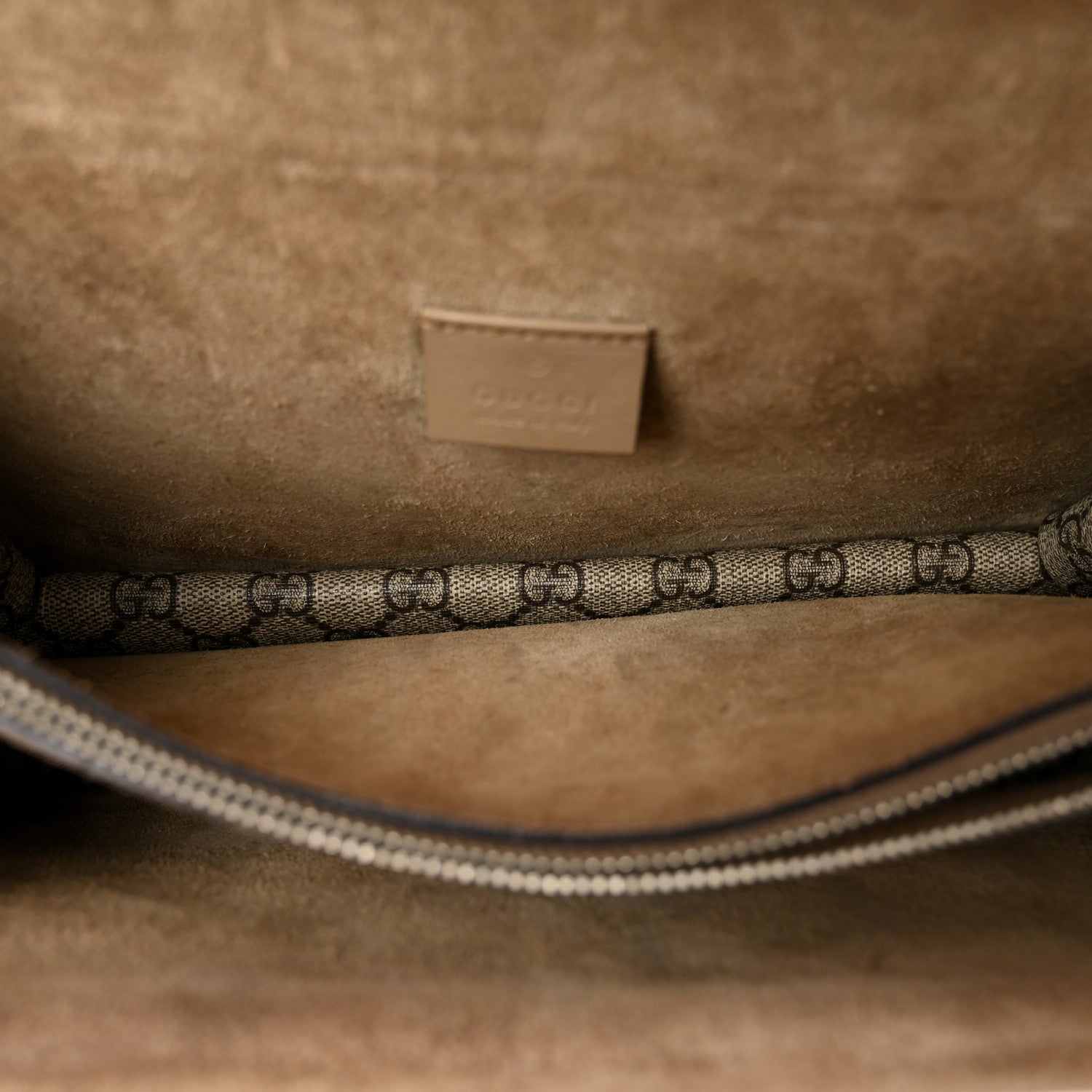 GG Supreme Monogram Small Dionysus Shoulder Bag Taupe