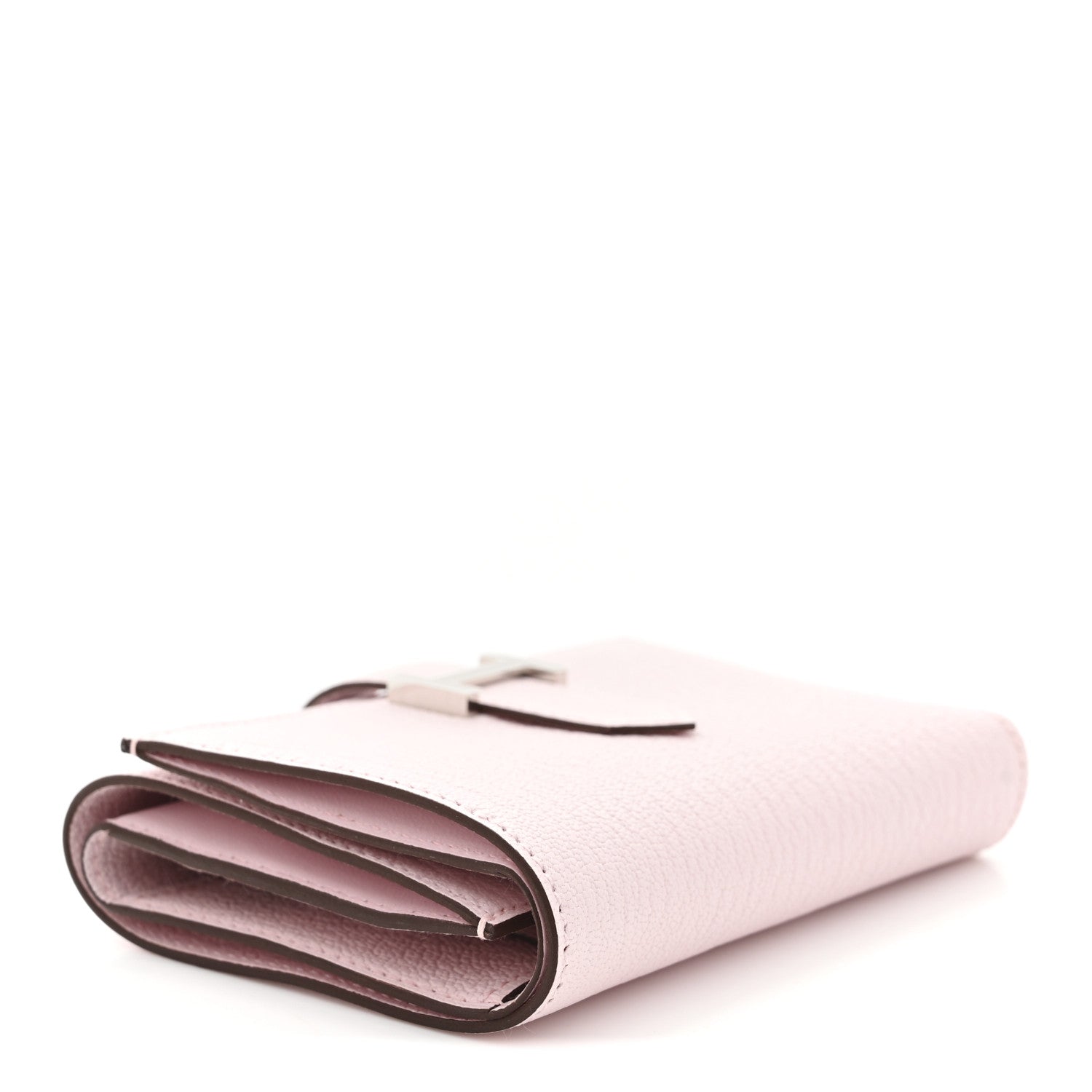 Chevre Mysore Tri-Fold Compact Bearn Wallet Rose Darling