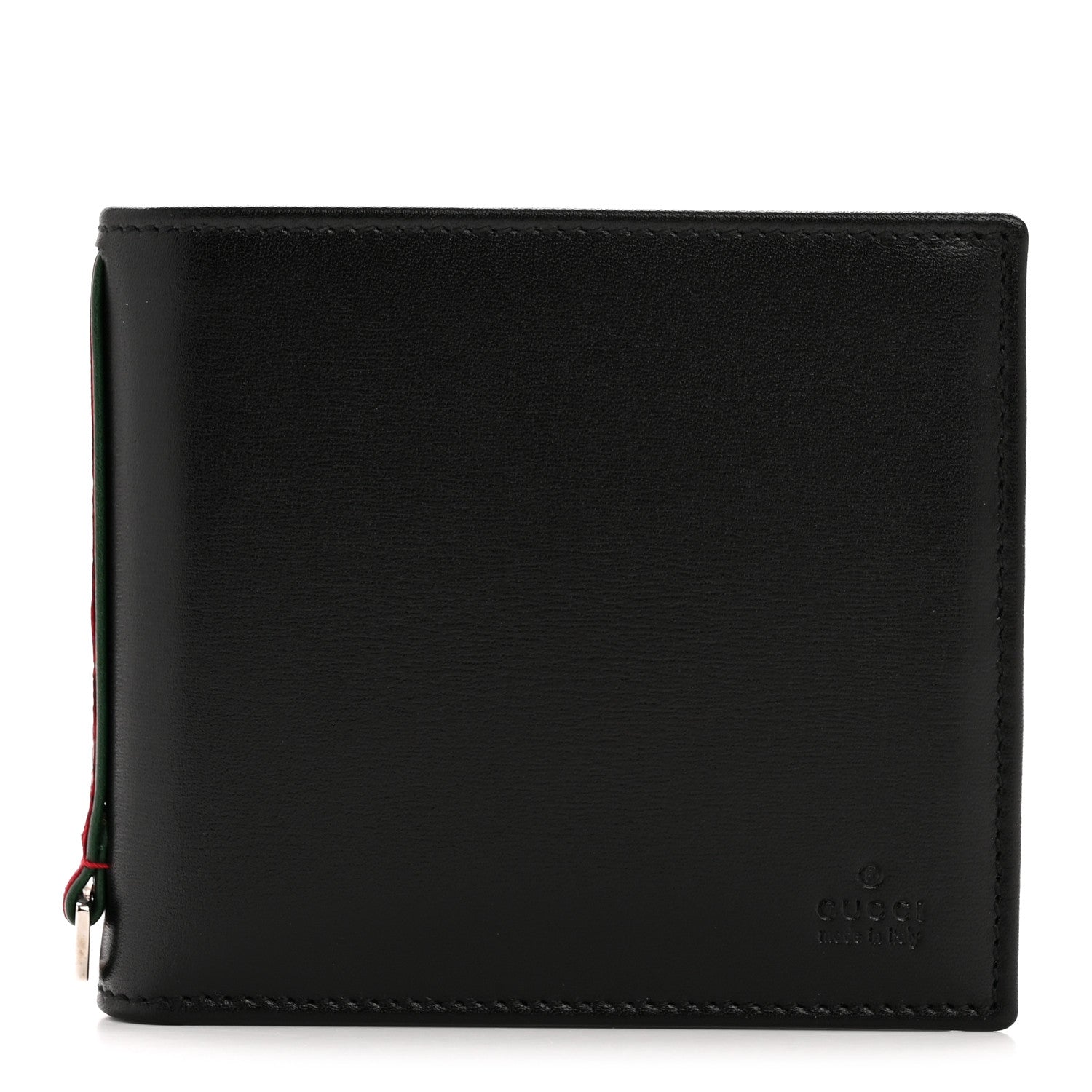 Calfskin Abbey Men's Wallet Black