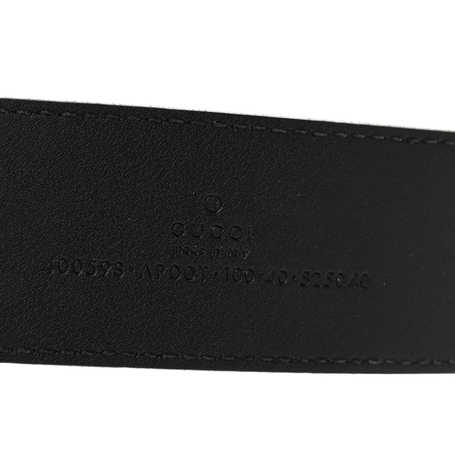 Calfskin Double G 40mm Belt 100 40 Black