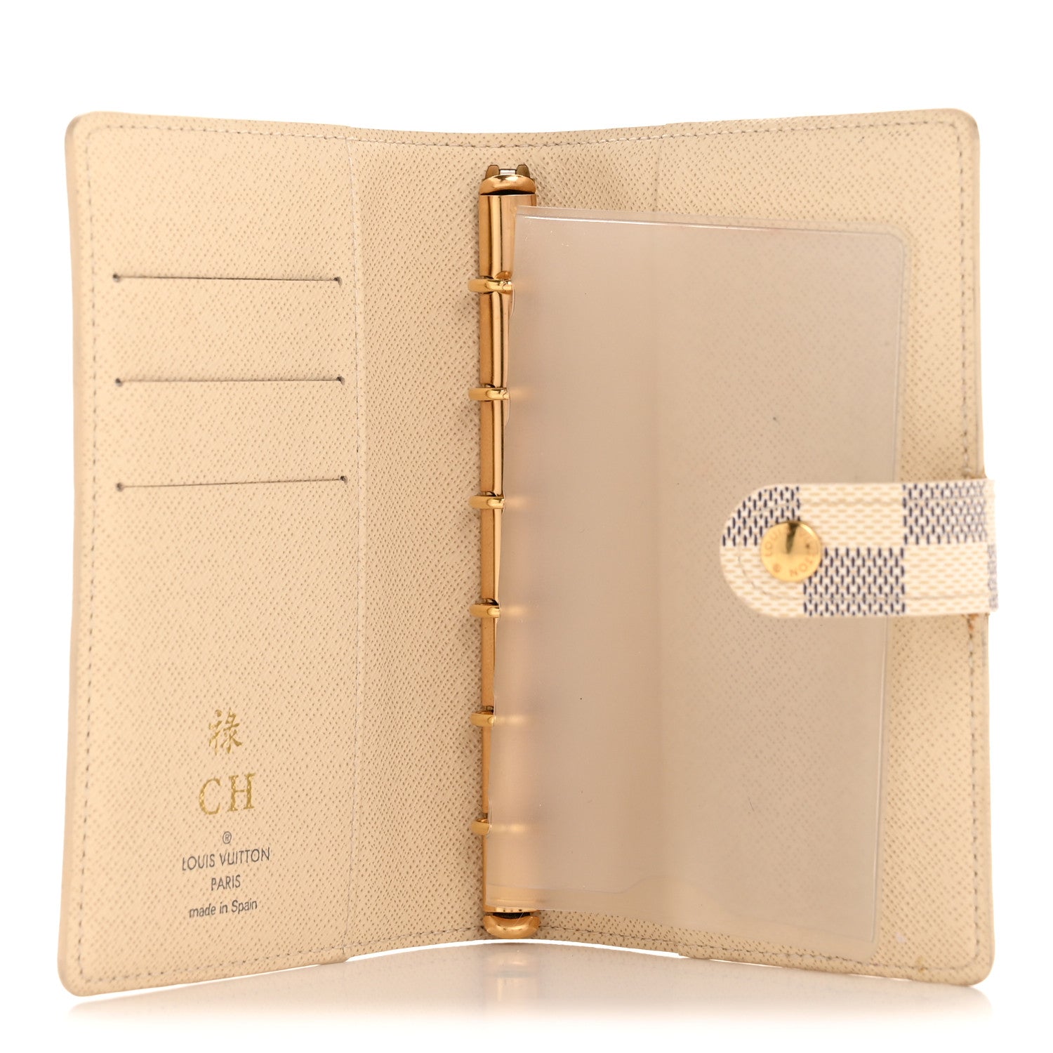 Damier Azur Small Ring Agenda Cover