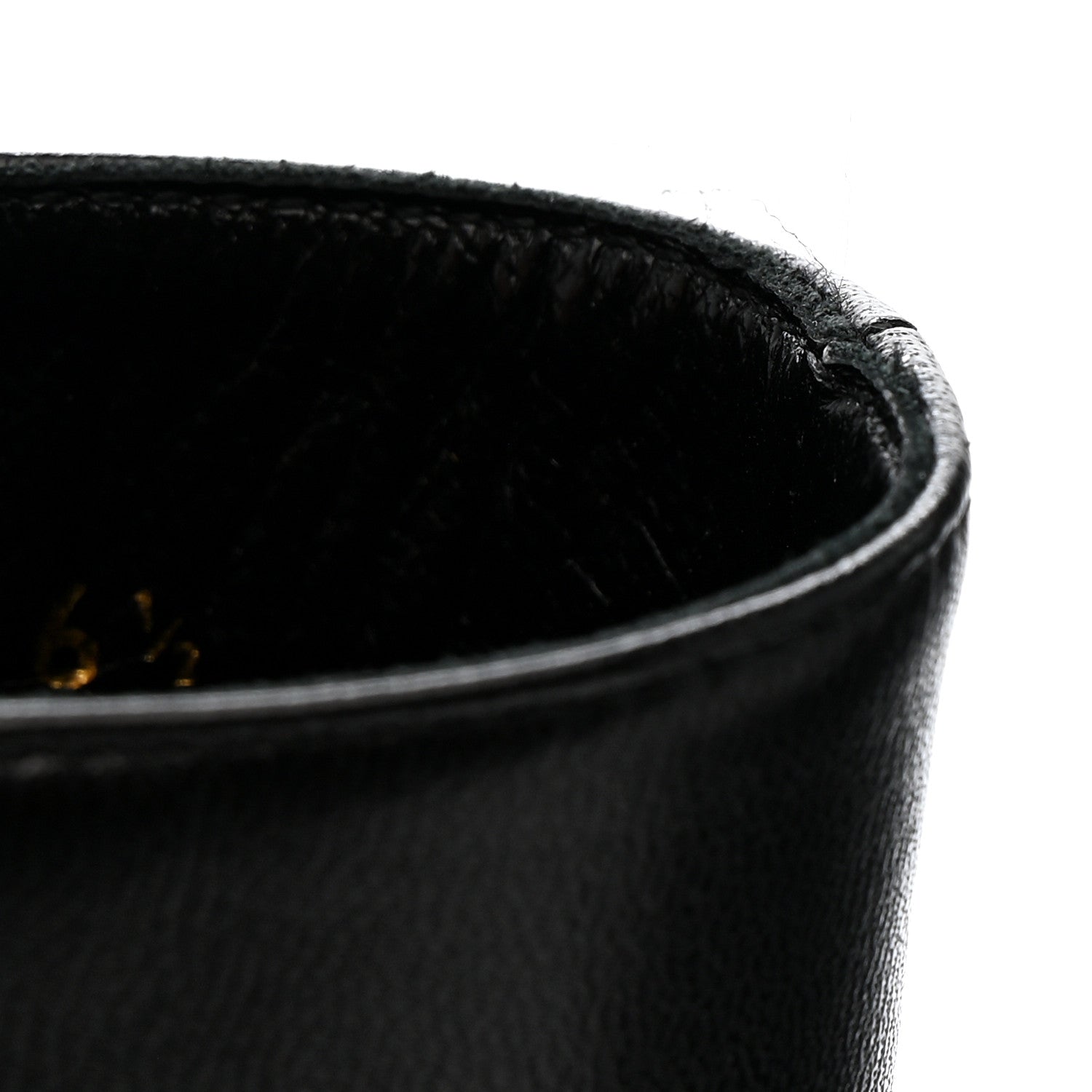 Nappa Vendome Loulou Ankle Zip Boot 36.5 Black