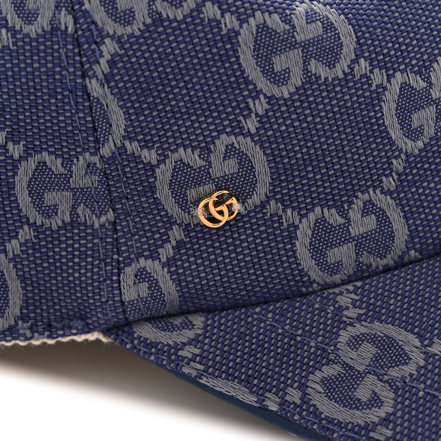 Monogram New GG Baseball Hat L Blue Grey
