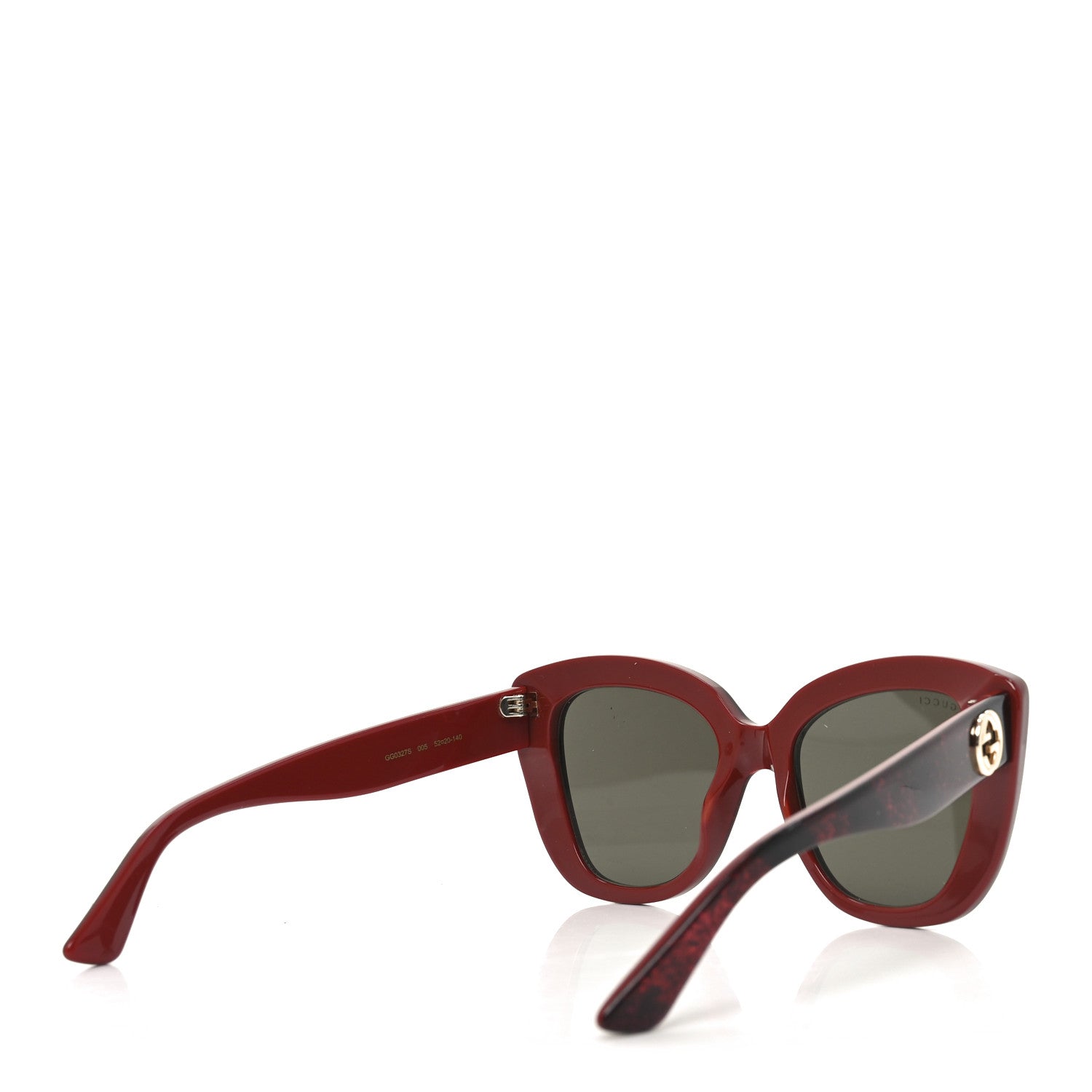 Acetate Glitter Sunglasses GG0327S Red
