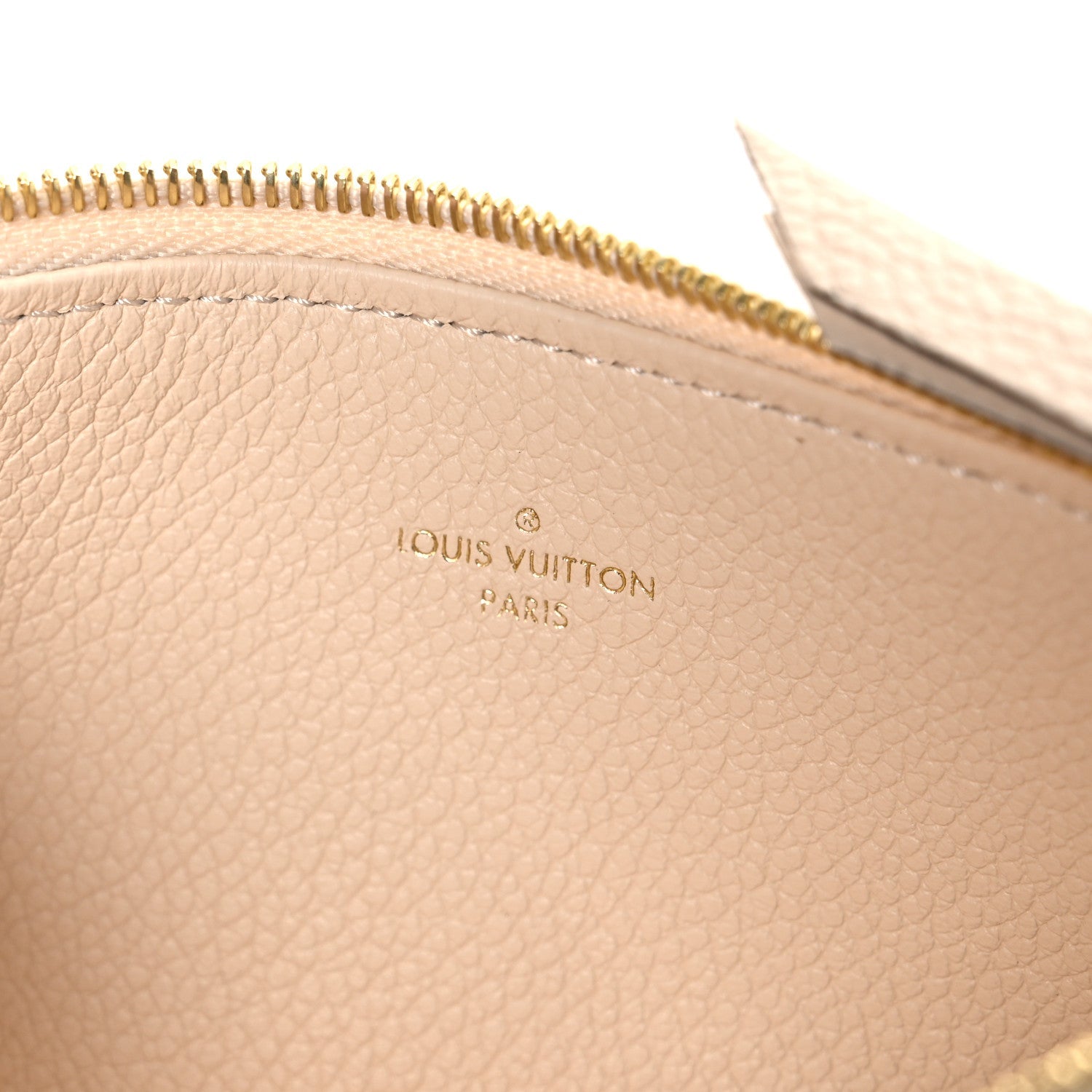Empreinte Felicie Chain Wallet Zippered Insert Cream
