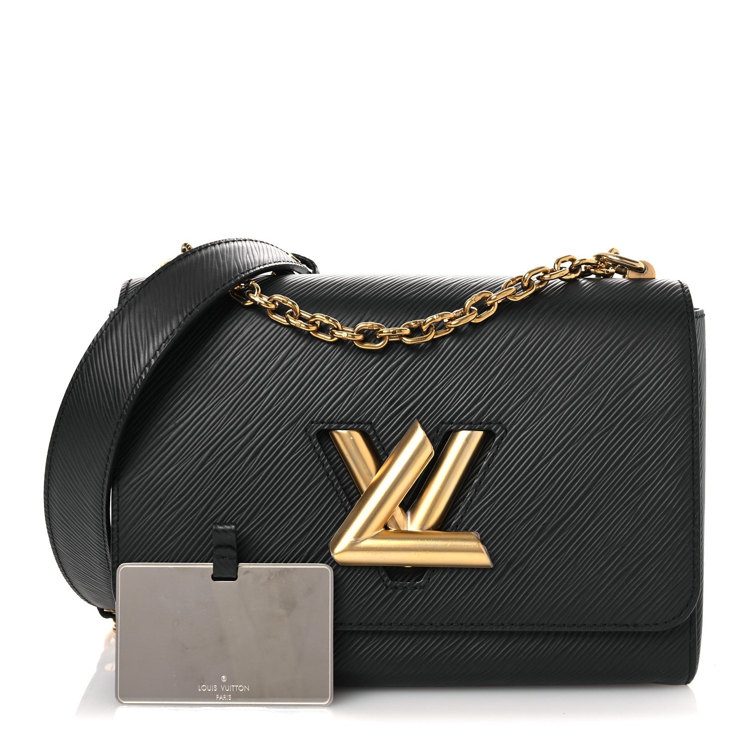 Epi Twist Shoulder Bag MM Black