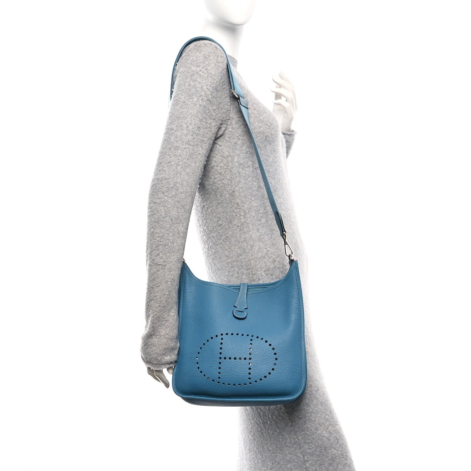 Taurillon Clemence Evelyne III GM Blue Jean