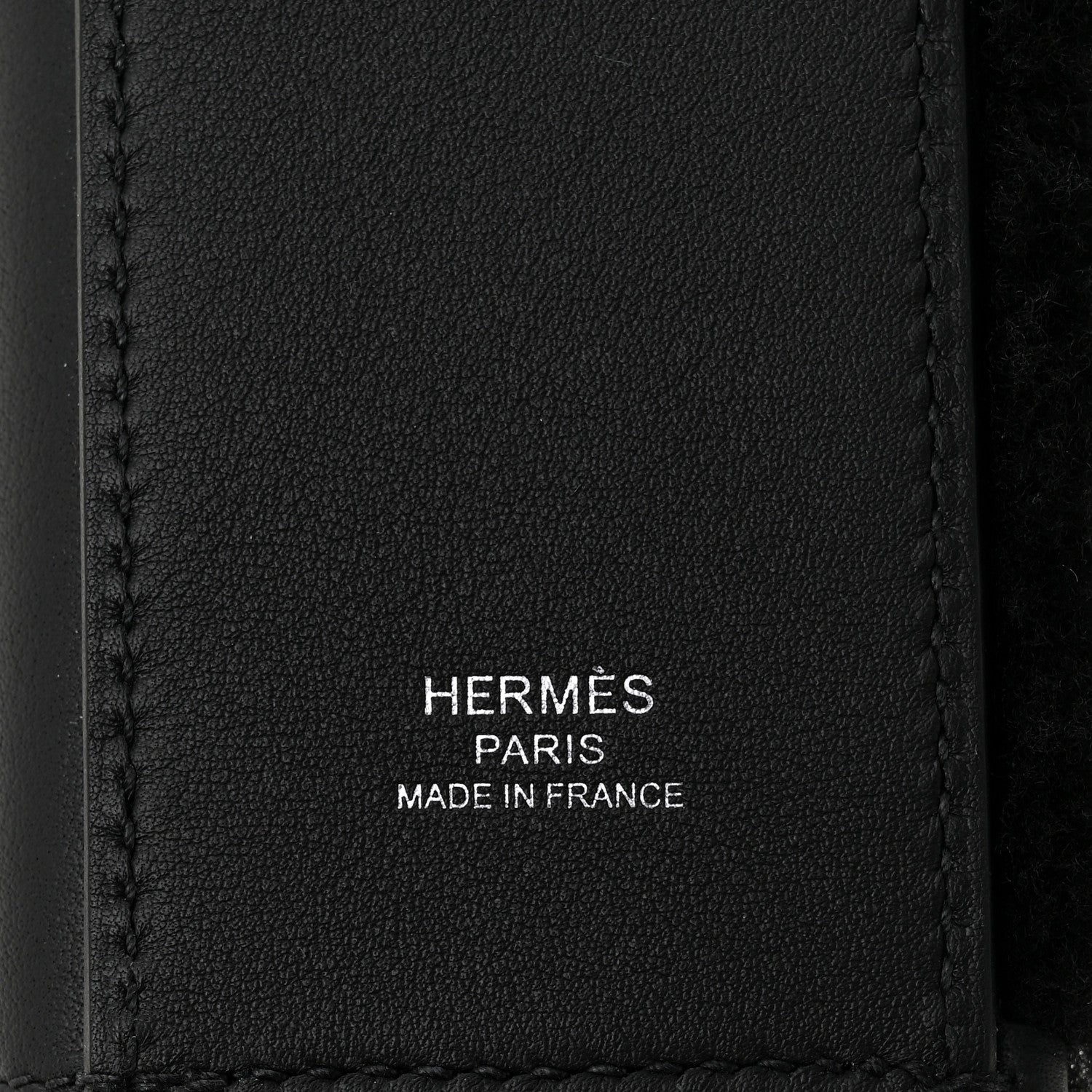 Swift Shearling Pocket Kelly Shoulder Strap Black
