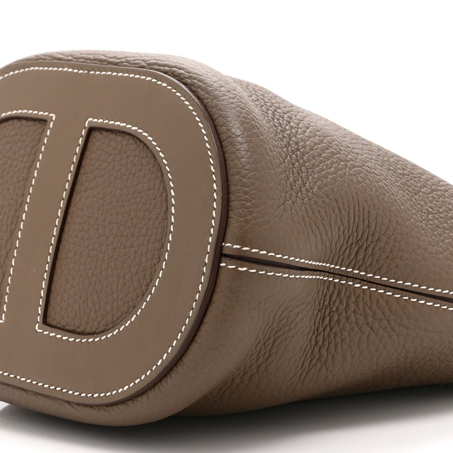 Taurillon Clemence Swift In-The-Loop 18 Bag Etoupe