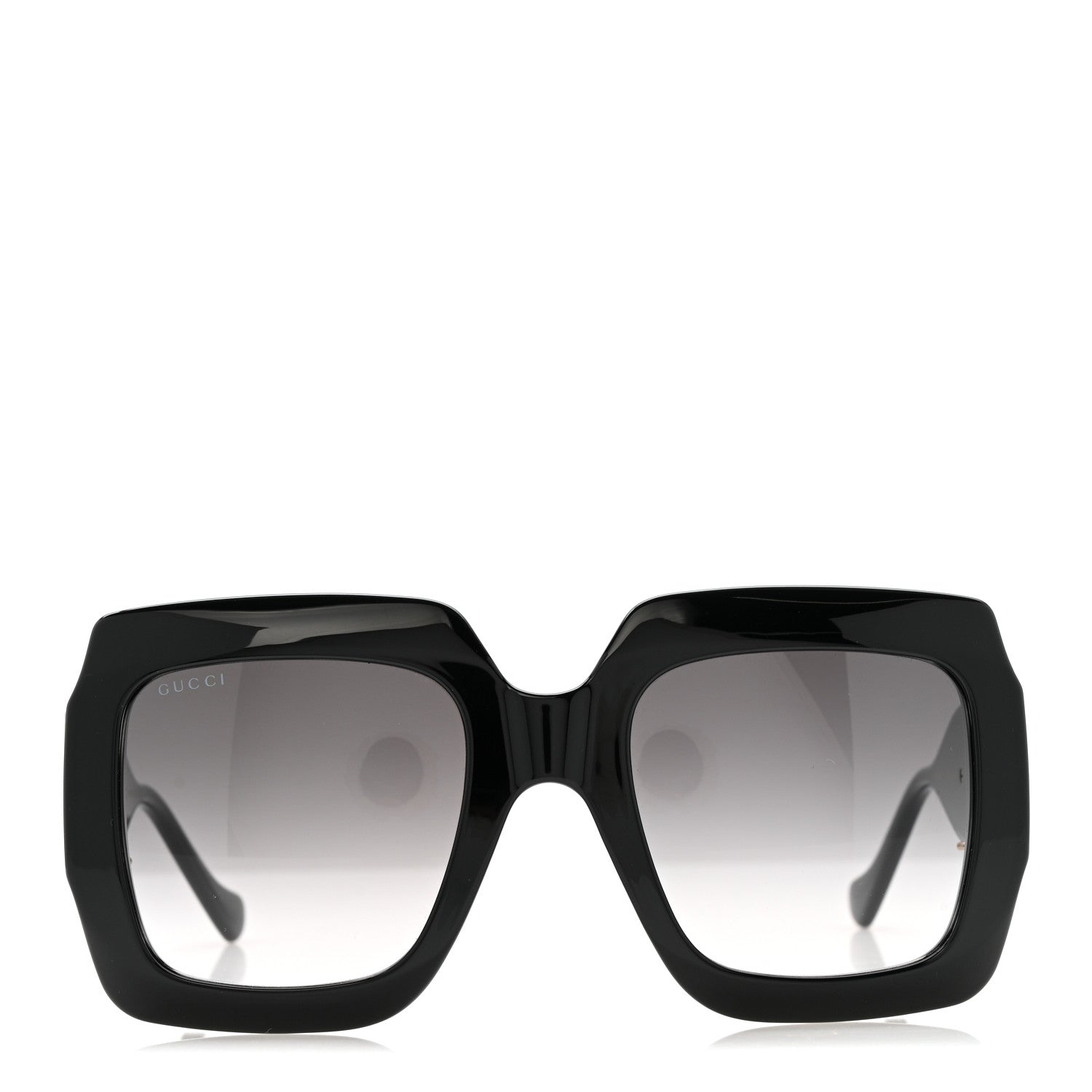 Acetate Square Frame Chain Sunglasses GG1022S Black