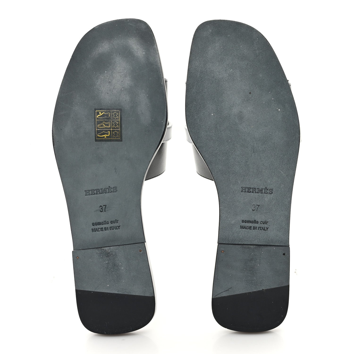 Calfskin Giulia Sandals 37 Black White