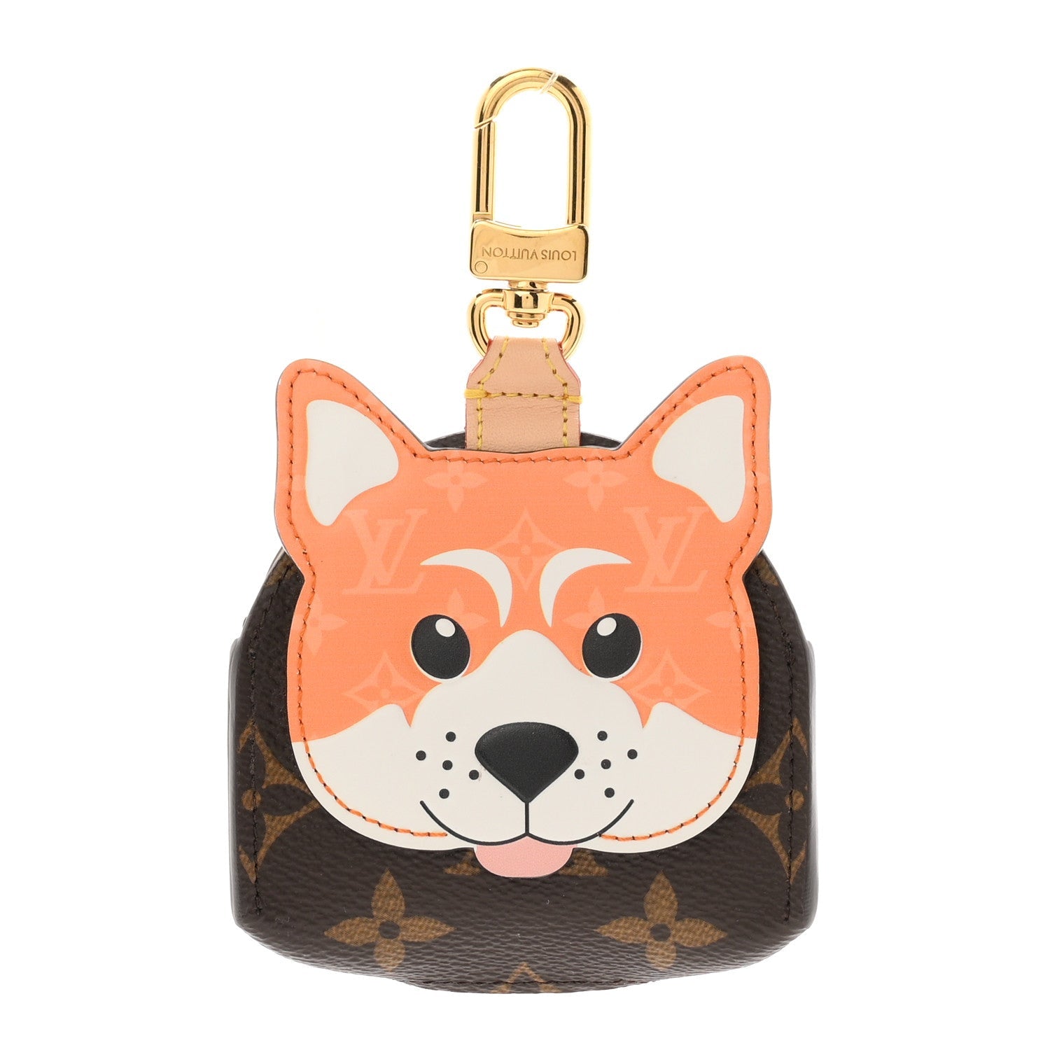 Monogram Shiba Dog Bags Holder