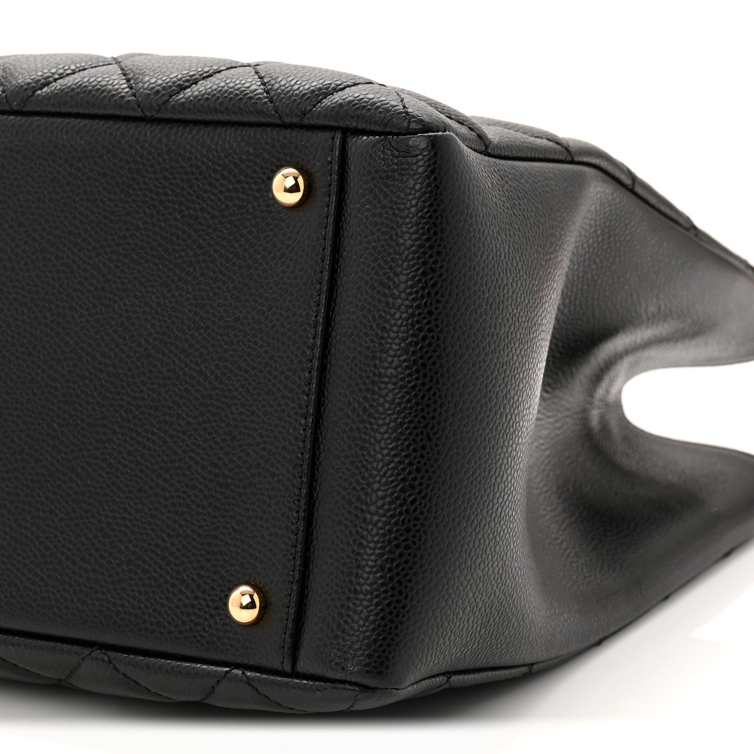 Caviar Quilted XL Grand Shopping Tote GST Black