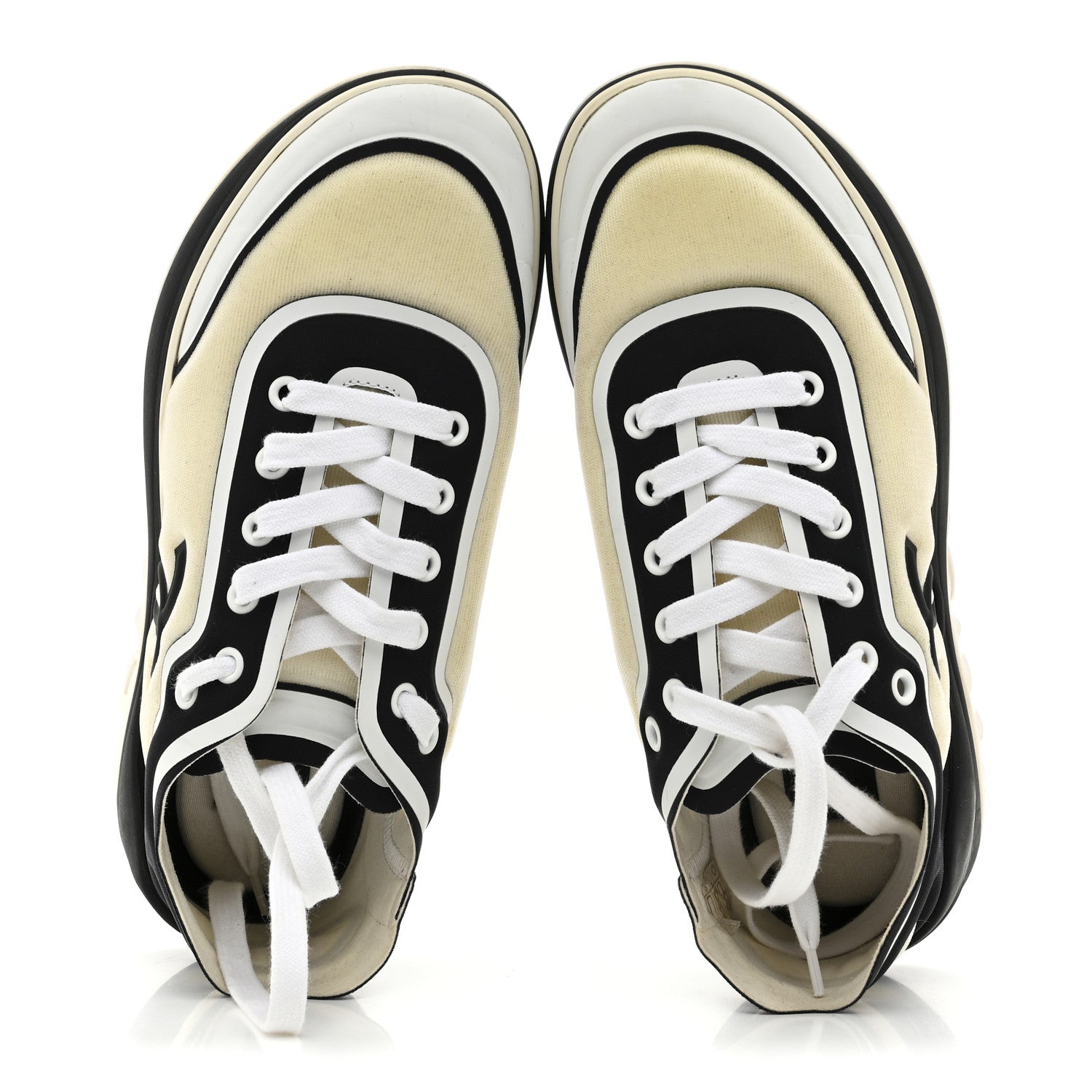 Lycra Womens CC Sneakers 37 White Black