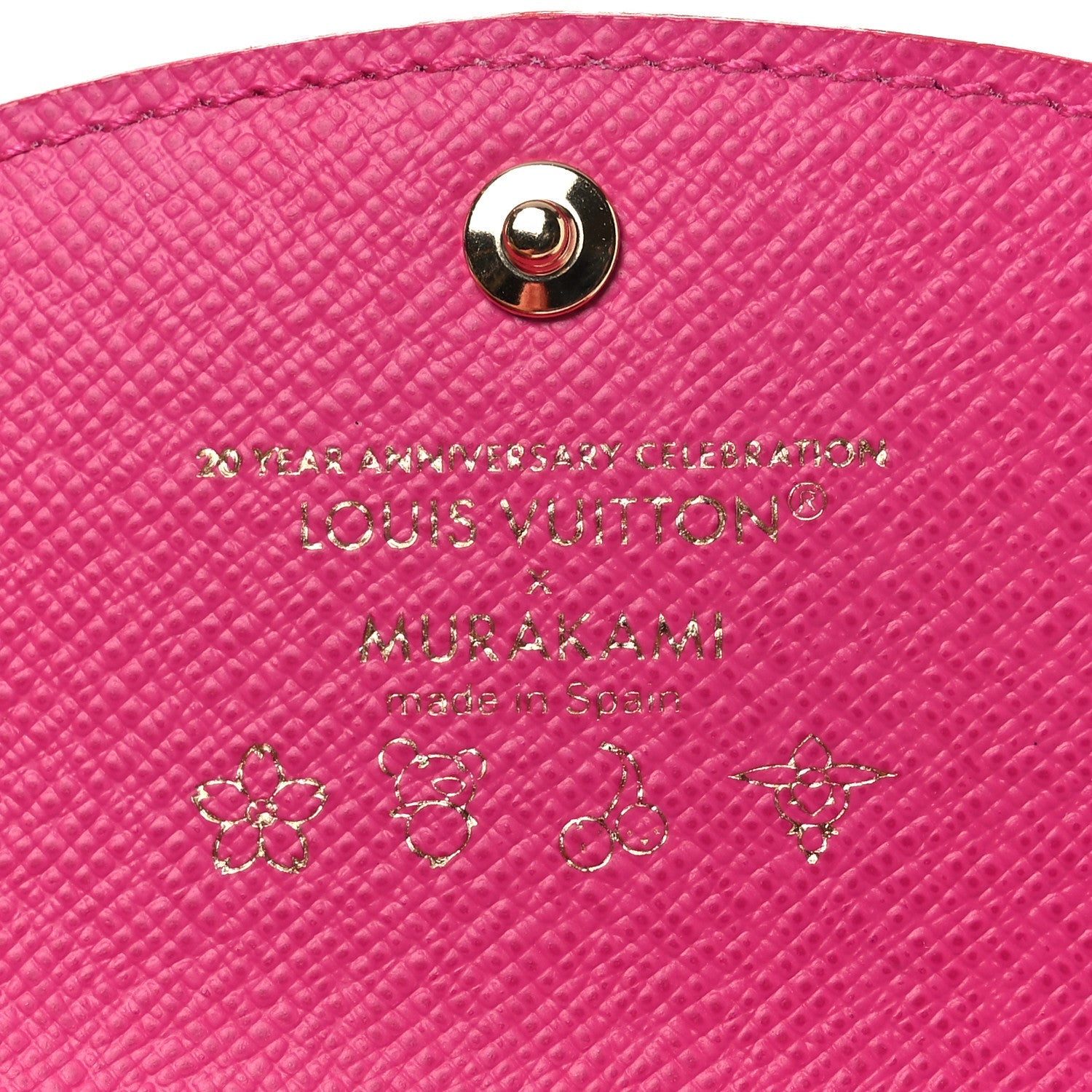 LV X TM Monogram Multicolor Rosalie Coin Purse White Kawaii Pink