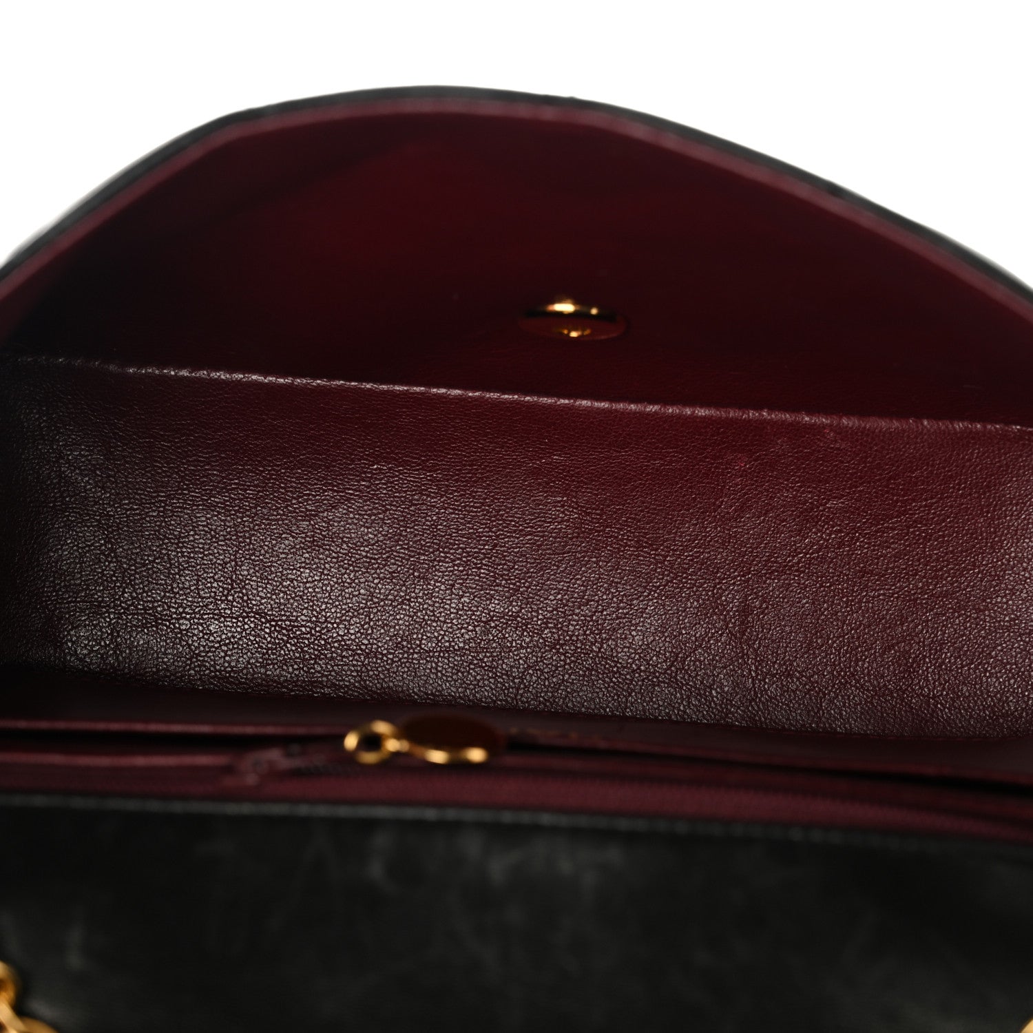 Lambskin Quilted Small Single Flap Black