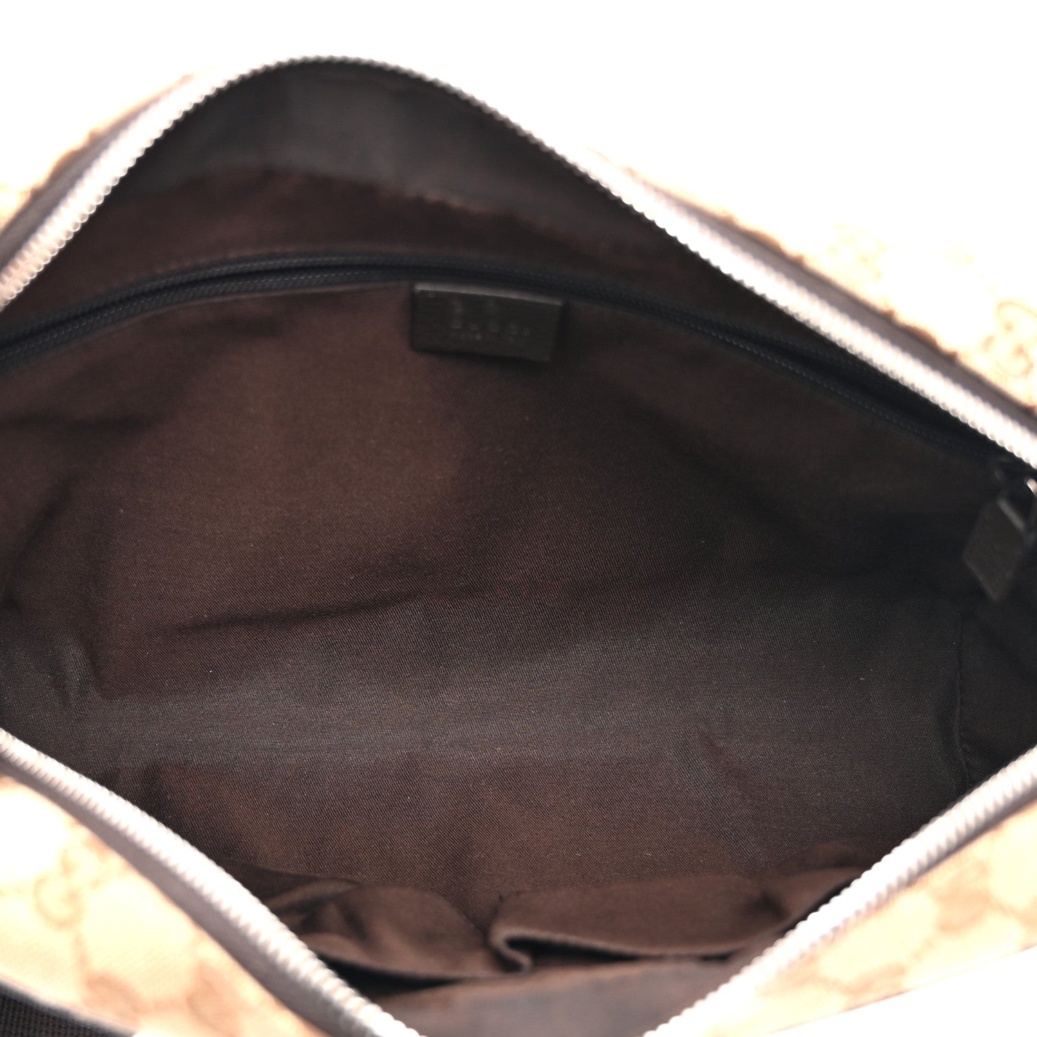 Monogram Dollar Calfskin Large Camera Case Beige Ebony Testa di Moro Marrone Scuro
