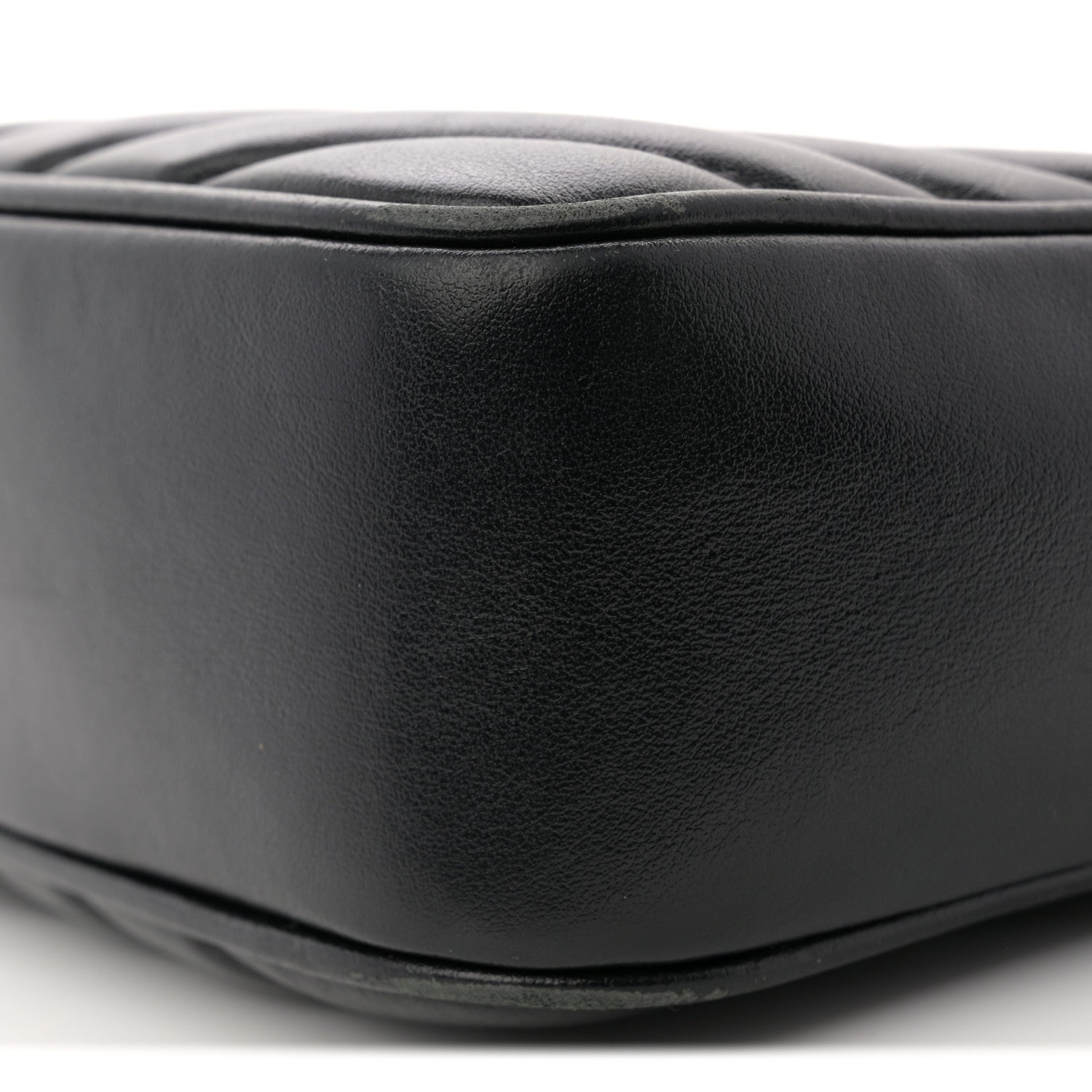 Calfskin Matelasse Monogram Lou Camera Bag Black