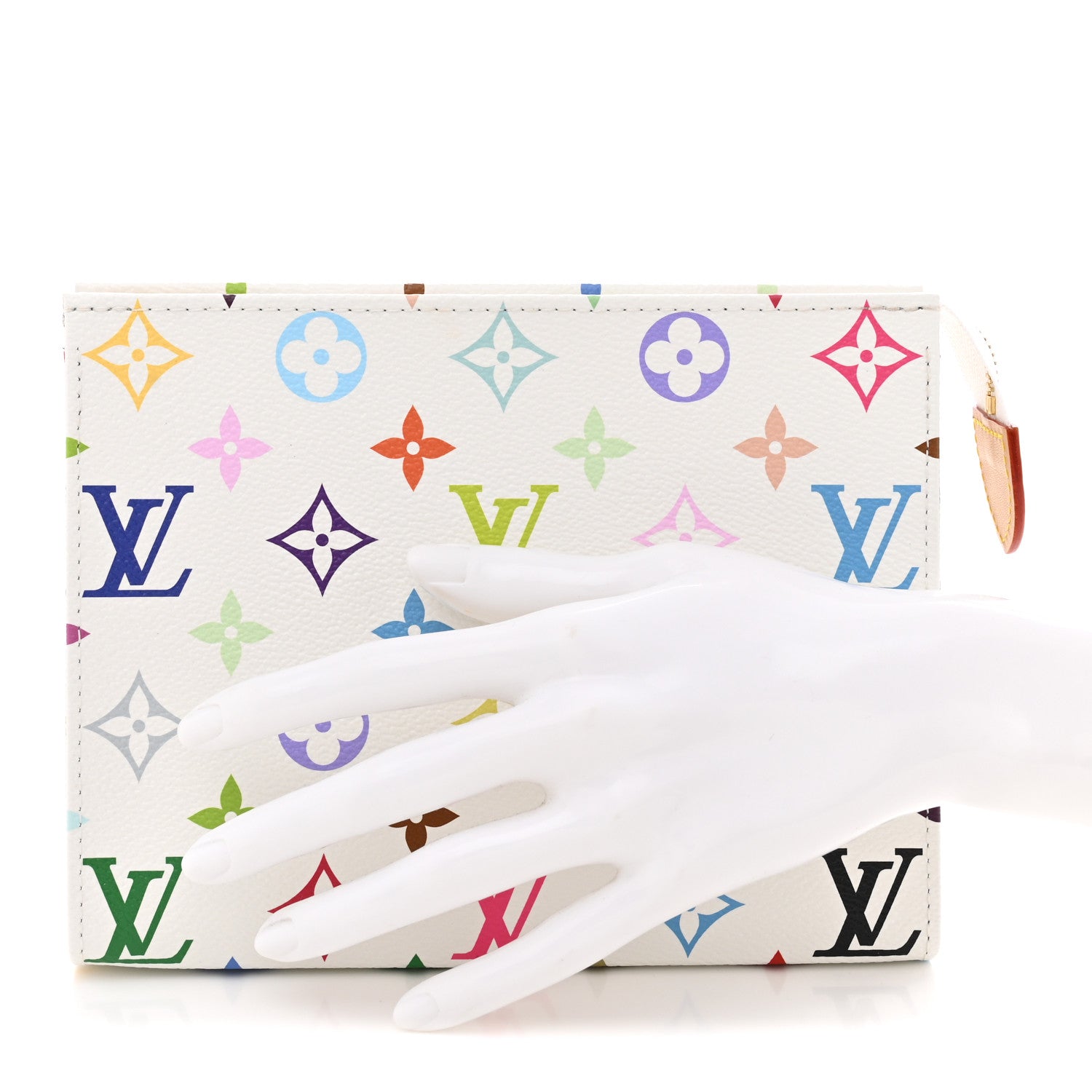 LV X TM Monogram Multicolor Toiletry Pouch 19 White
