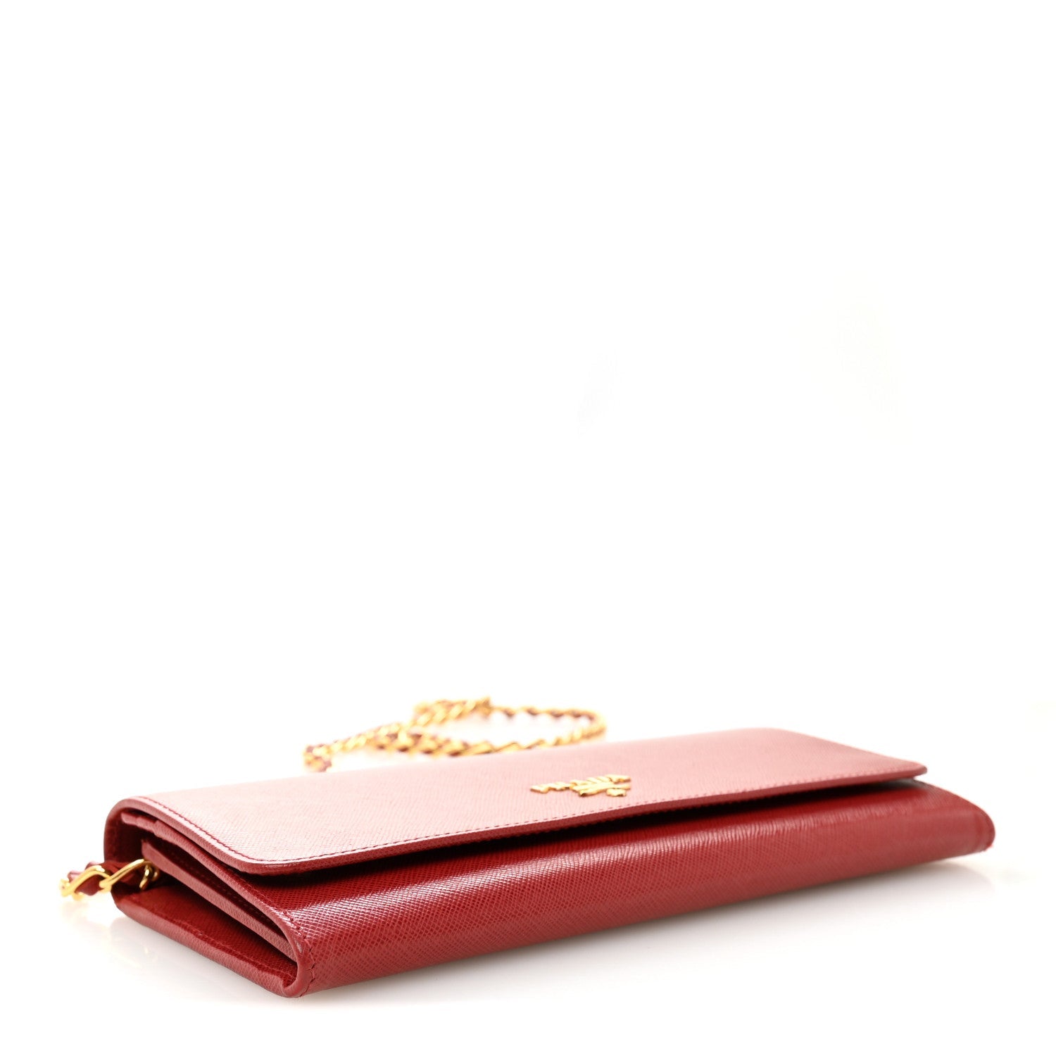 Saffiano Wallet on Chain Fuoco